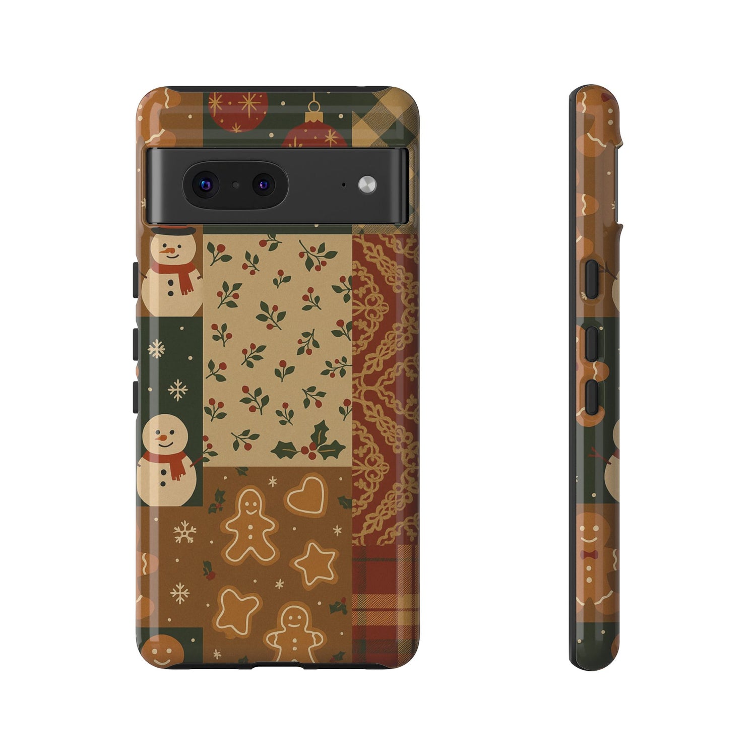 Cute Christmas Phone Case for this Festive Season - Tough Design Google Pixel 7 Glossy