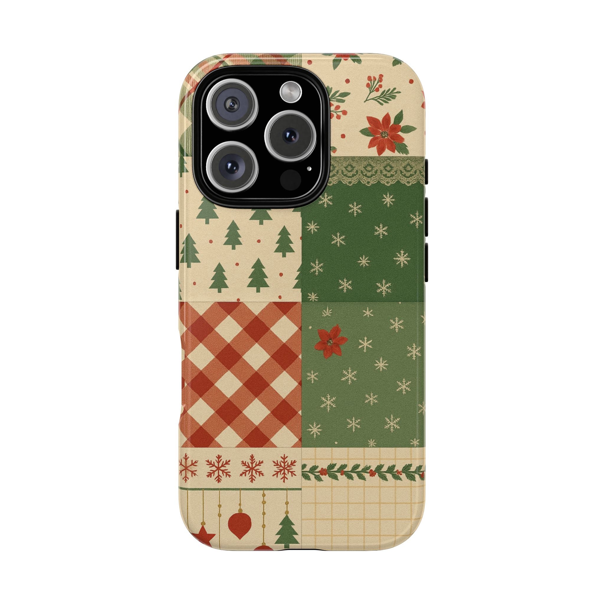 Festive Phone Cases, Luxury Black and Gold Design for Christmas Gift, Holiday Decor, Tough Case, Winter Celebration, Elegant iPhone Cover iPhone 16 Pro Glossy