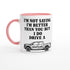 Funny Ford Raptor Mug - 11oz Bold Statement Coffee Cup Gift Ceramic Pink