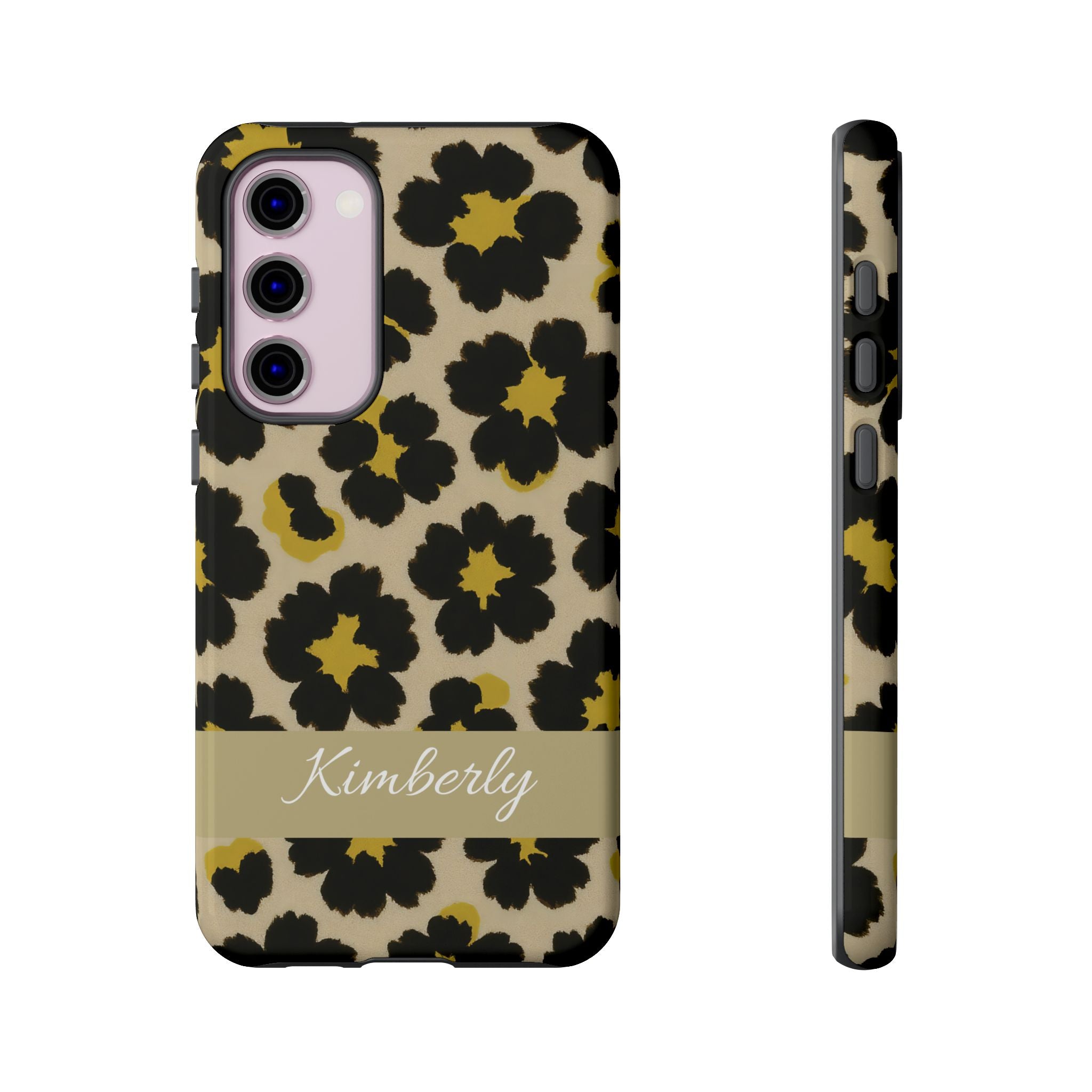 Neon Safari Bloom Phone Case - Tough Protective Cover for iPhone, Samsung & Google Pixel Samsung Galaxy S23 Plus Glossy