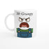Mr Grumpy Mug - Fun 11oz Ceramic Coffee Cup - Perfect Gift for Dad, Friends & Co-workers Ceramic White