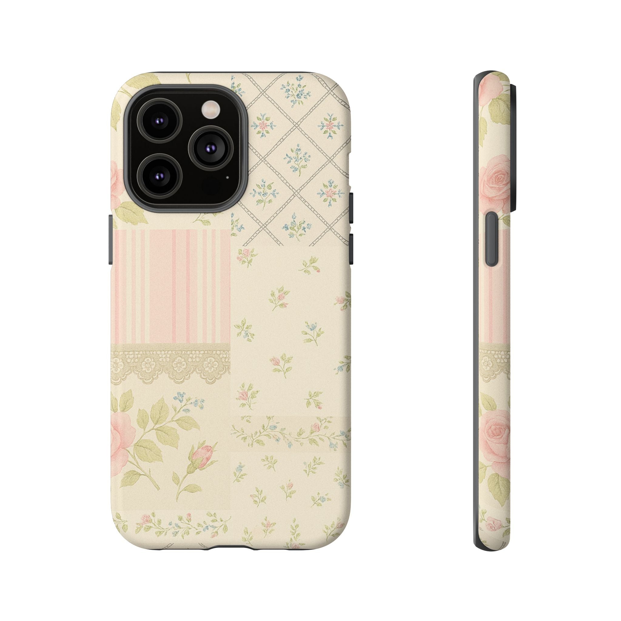 Floral Phone Case, Floral Tough Case, Protective Phone Case, Flower Case, Tough Phone Cover, Floral Tech Accessory iPhone 14 Pro Max Matte