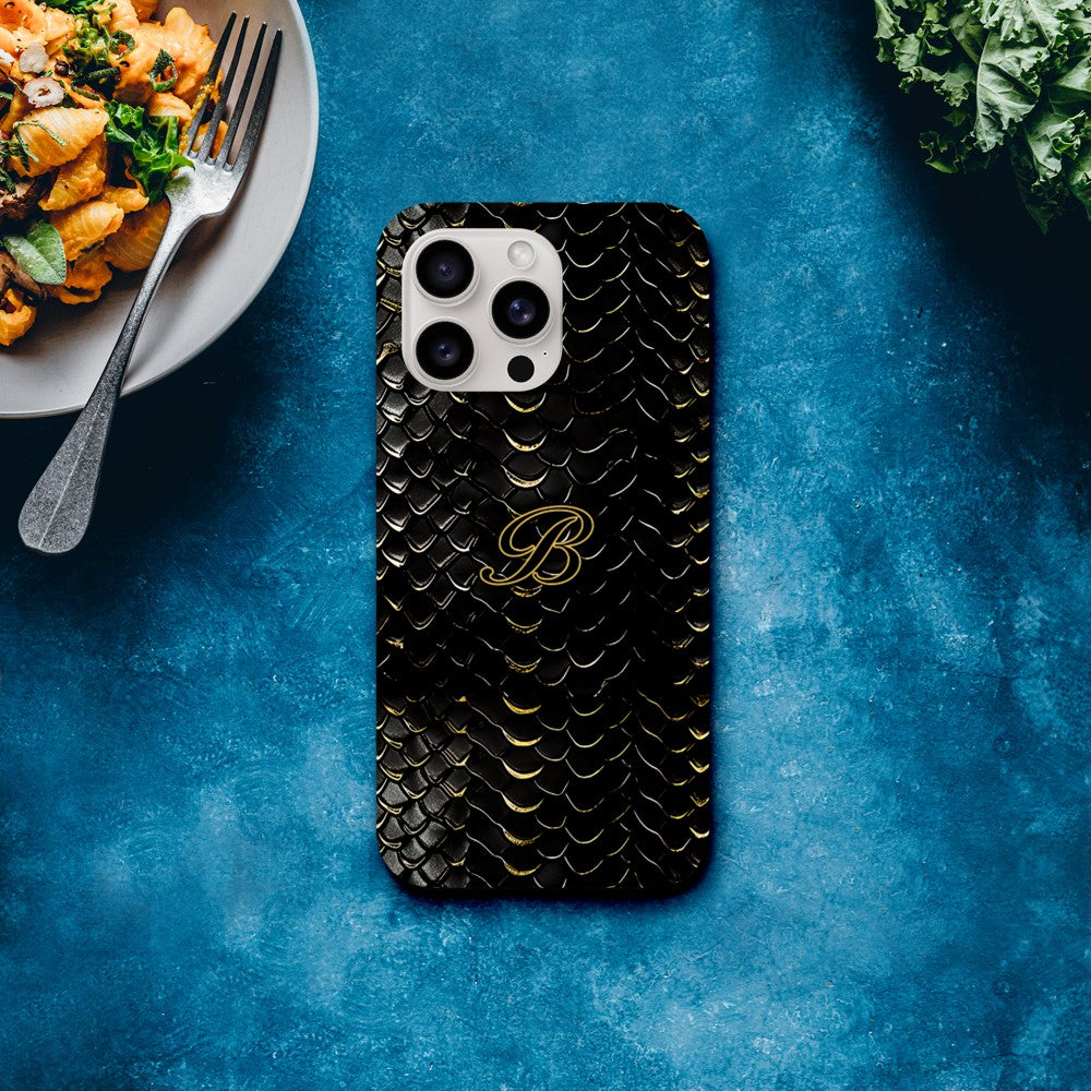 Luxury Dragon Scale Phone Case - iPhone 16, 15 Pro, Samsung S23 | Golden 3D Design iPhone 15 Pro Max