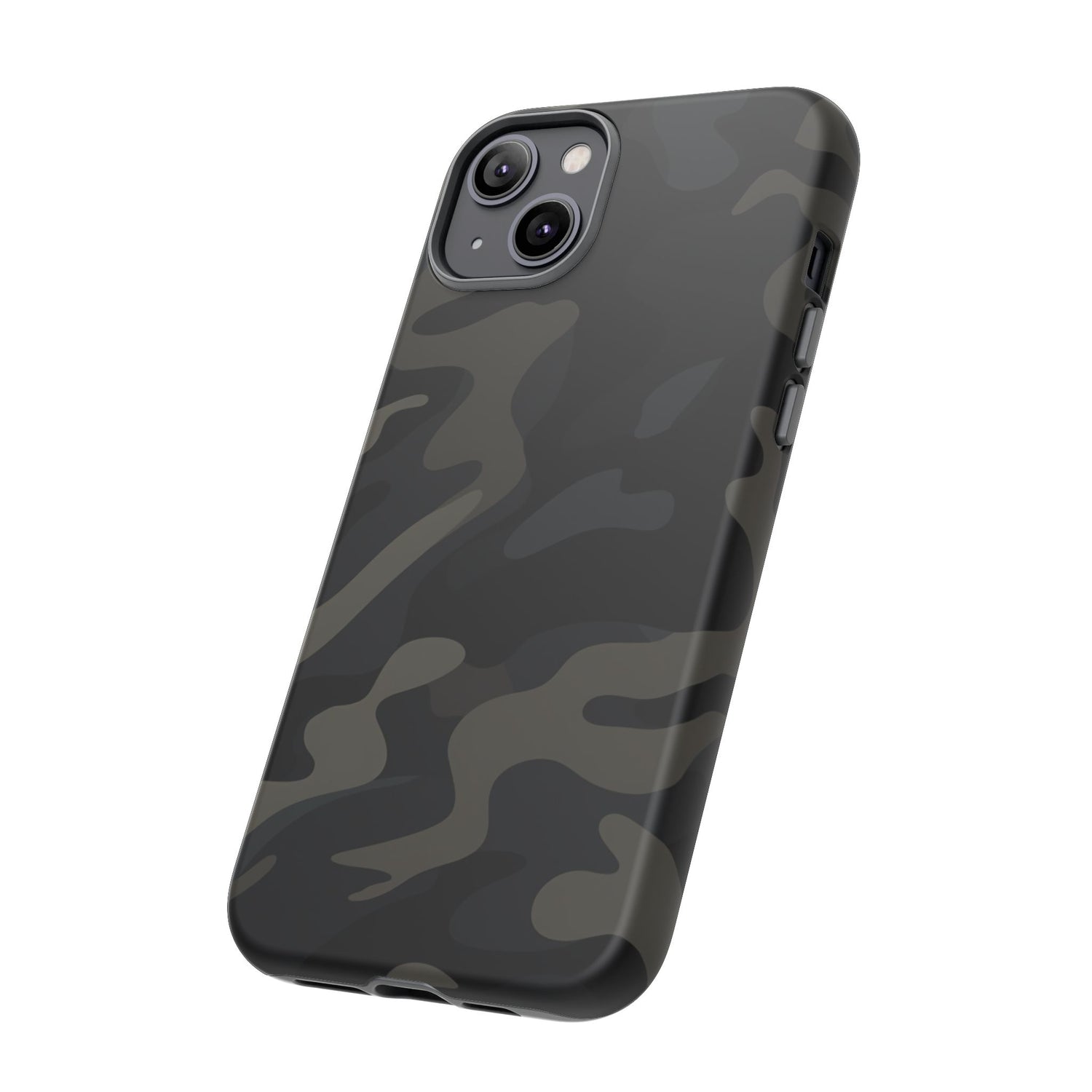 Black Camouflage Phone Case for iPhone, Samsung and Google Pixel