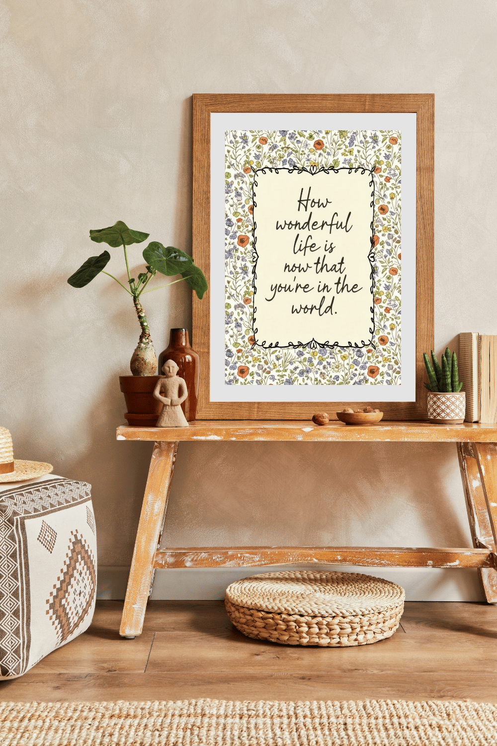 How Wonderful Life Is: Wildflower Nursery Art Print