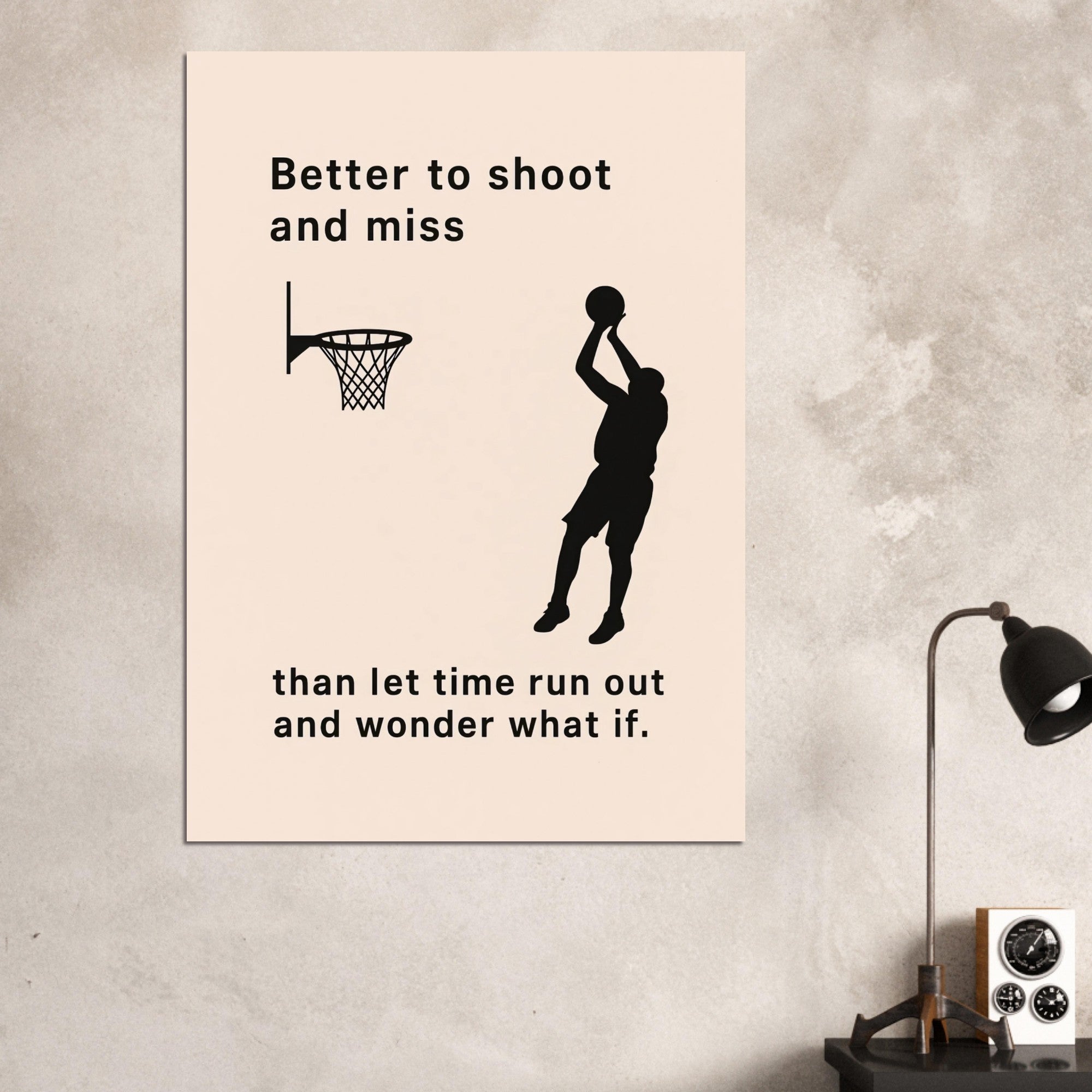 Motivational Basketball Poster - &