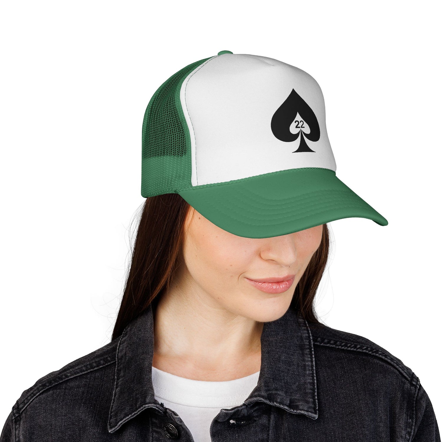 Ace of Spades Trucker Hat - Stylish Mesh Cap for Gamers, Outdoor Adventures & Festivals | Adjustable Snapback