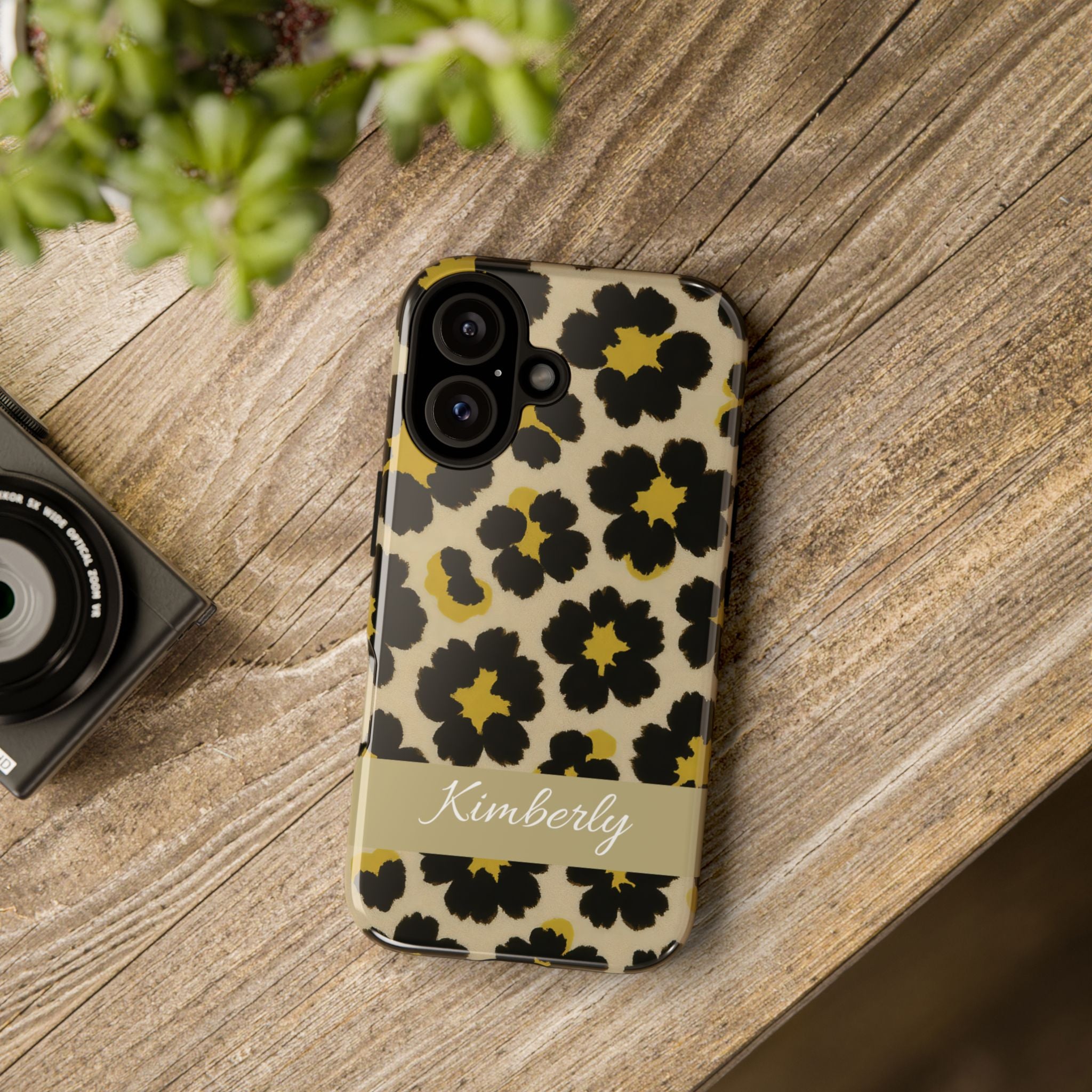 Neon Safari Bloom Phone Case - Tough Protective Cover for iPhone, Samsung & Google Pixel