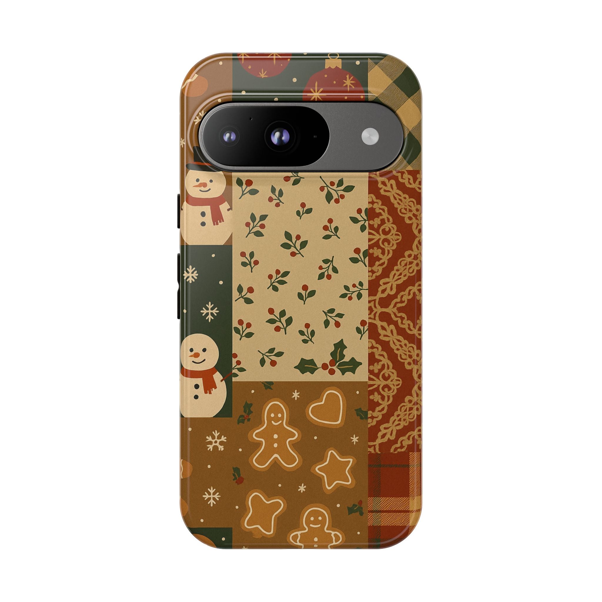 Cute Christmas Phone Case for this Festive Season - Tough Design Google Pixel 9 Glossy