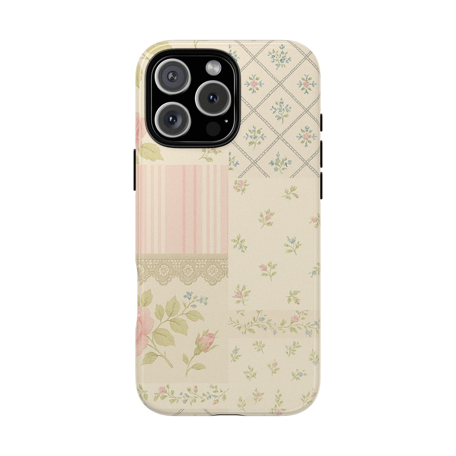 Floral Phone Case, Floral Tough Case, Protective Phone Case, Flower Case, Tough Phone Cover, Floral Tech Accessory iPhone 16 Pro Max Glossy