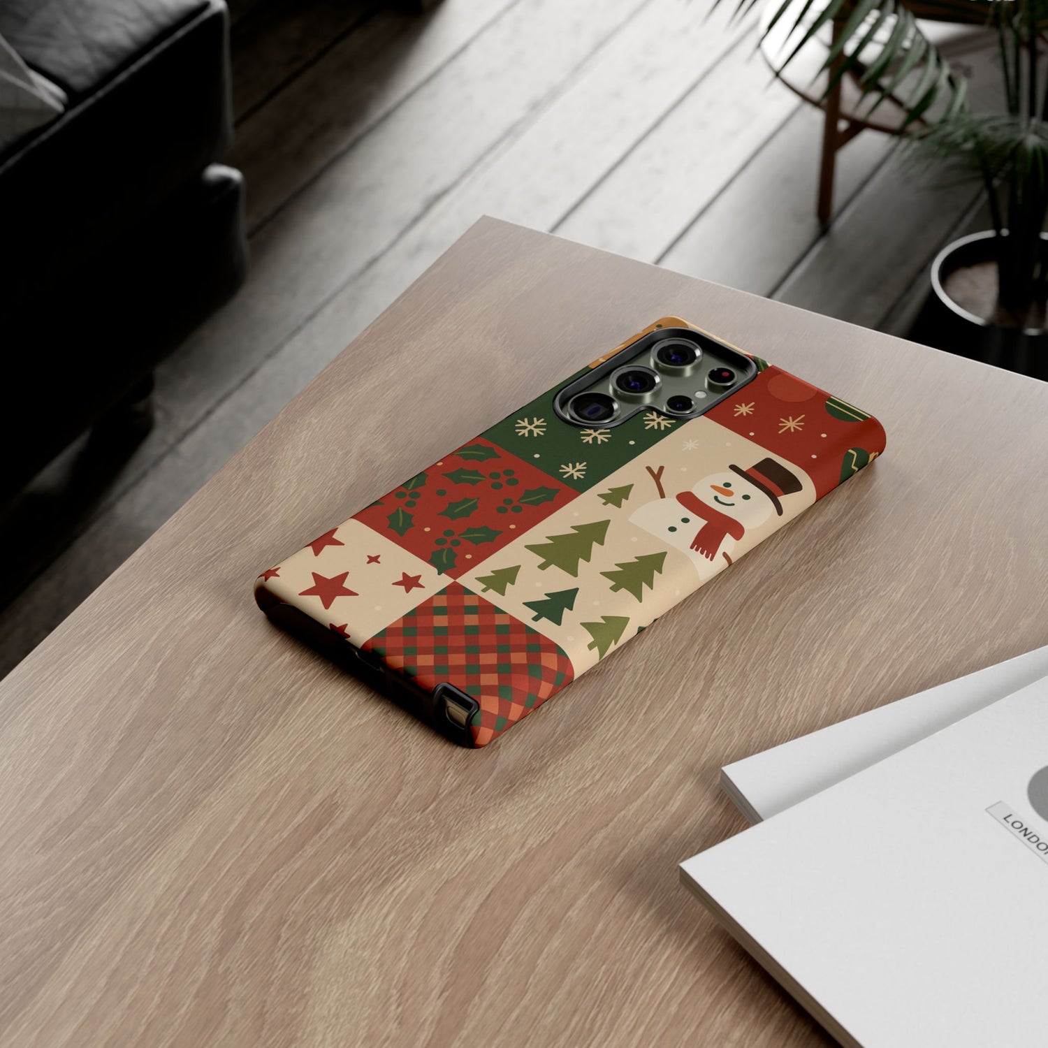Festive Phone Case - Holiday Cheer, Christmas Gift, Winter Decor, Cute Cell Phone Cover, Seasonal Accessory, Unique Present