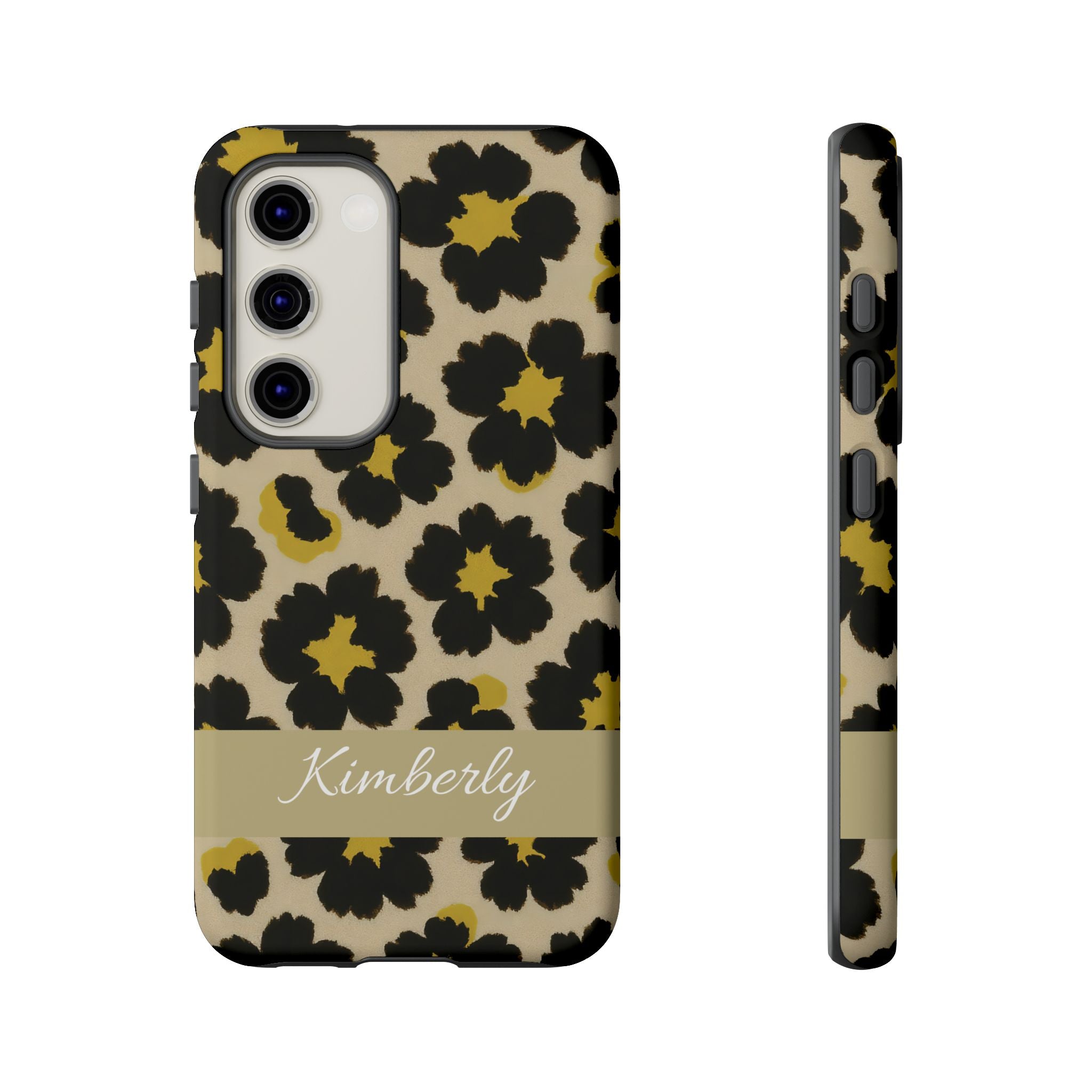 Neon Safari Bloom Phone Case - Tough Protective Cover for iPhone, Samsung & Google Pixel Samsung Galaxy S23 Matte