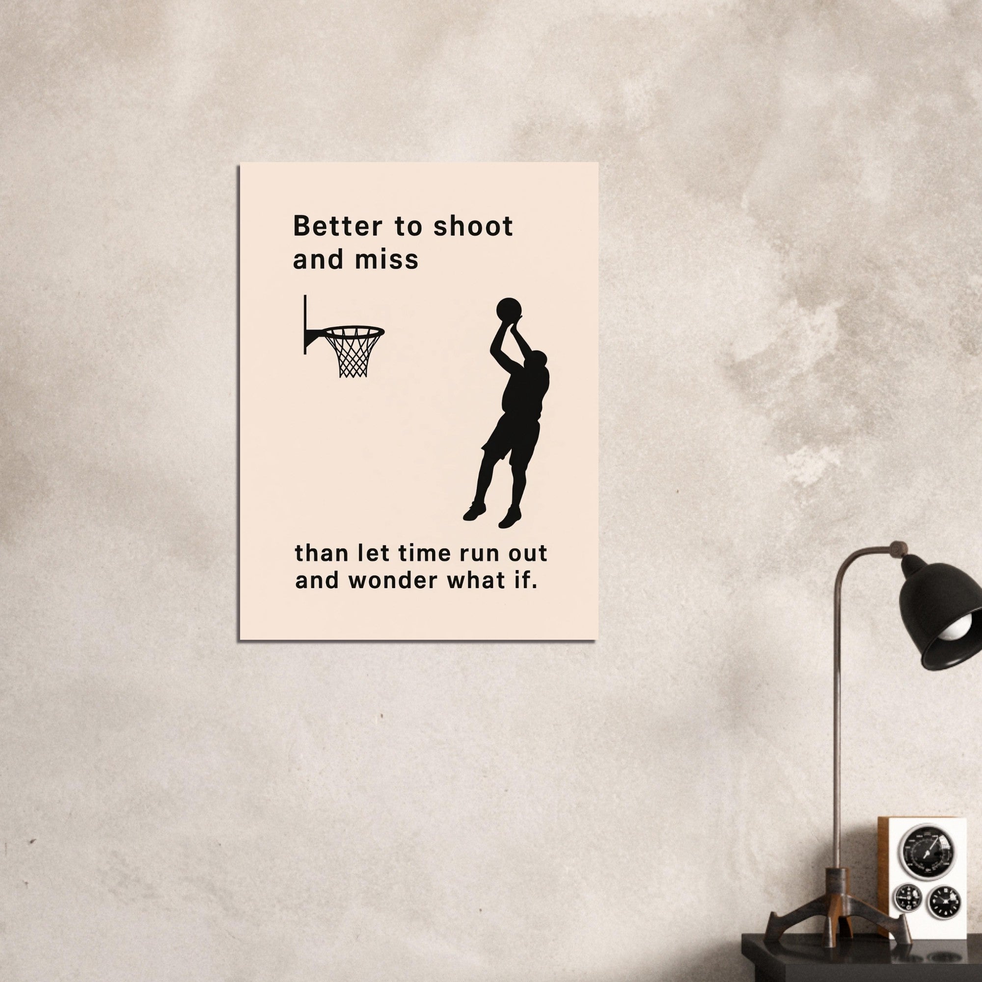 Motivational Basketball Poster - &