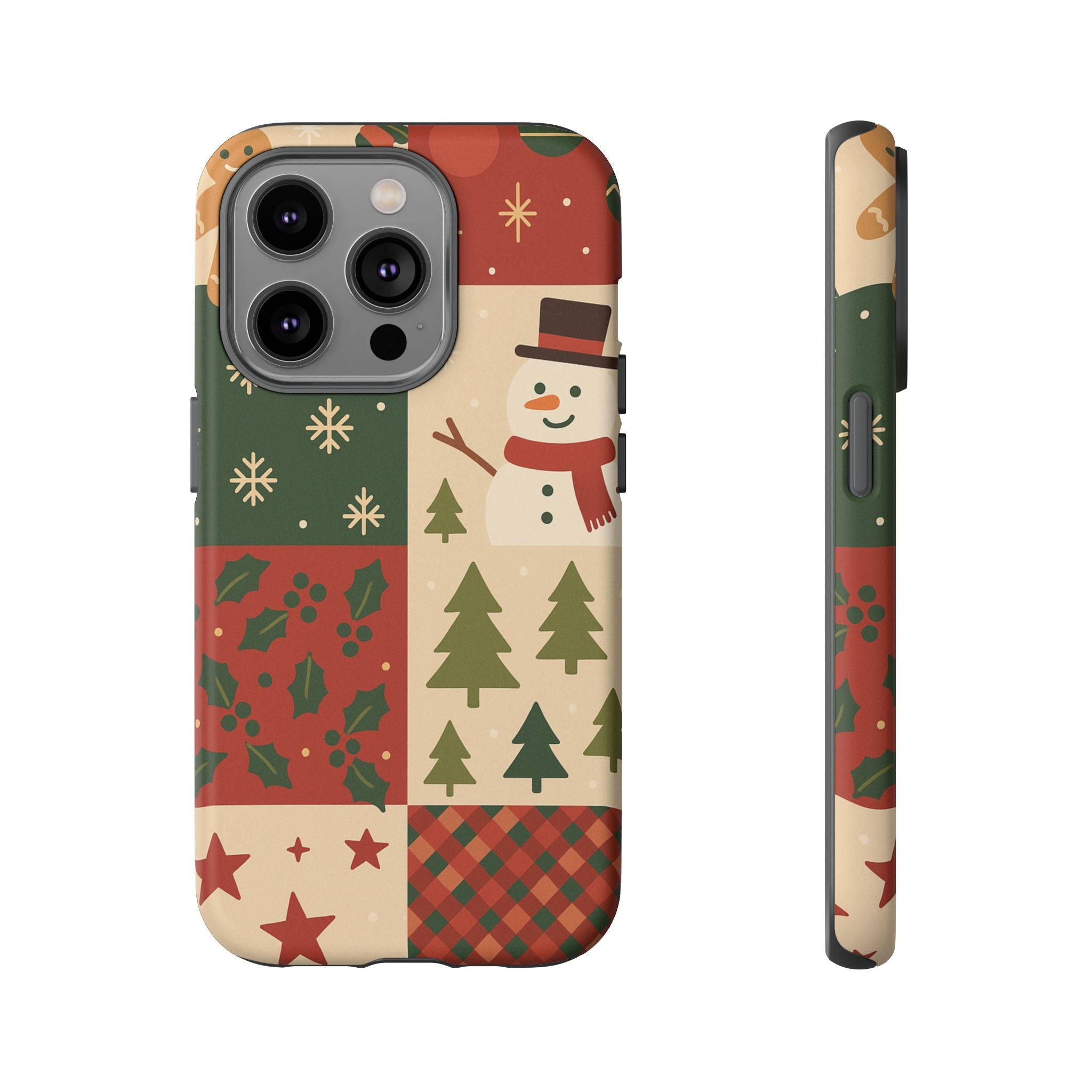 Festive Phone Case - Holiday Cheer, Christmas Gift, Winter Decor, Cute Cell Phone Cover, Seasonal Accessory, Unique Present iPhone 14 Pro Matte