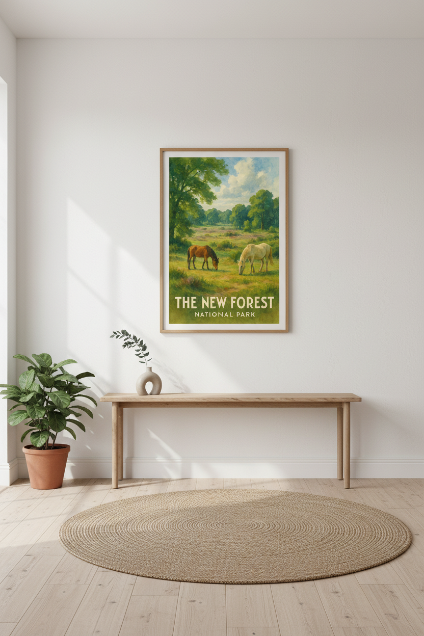Emerald Canopy – New Forest National Park Art Print