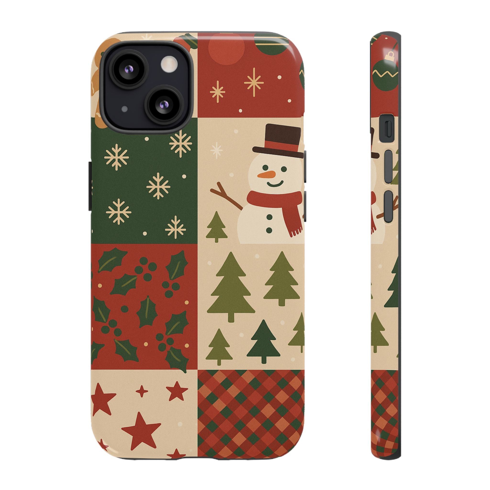 Festive Phone Case - Holiday Cheer, Christmas Gift, Winter Decor, Cute Cell Phone Cover, Seasonal Accessory, Unique Present iPhone 13 Glossy