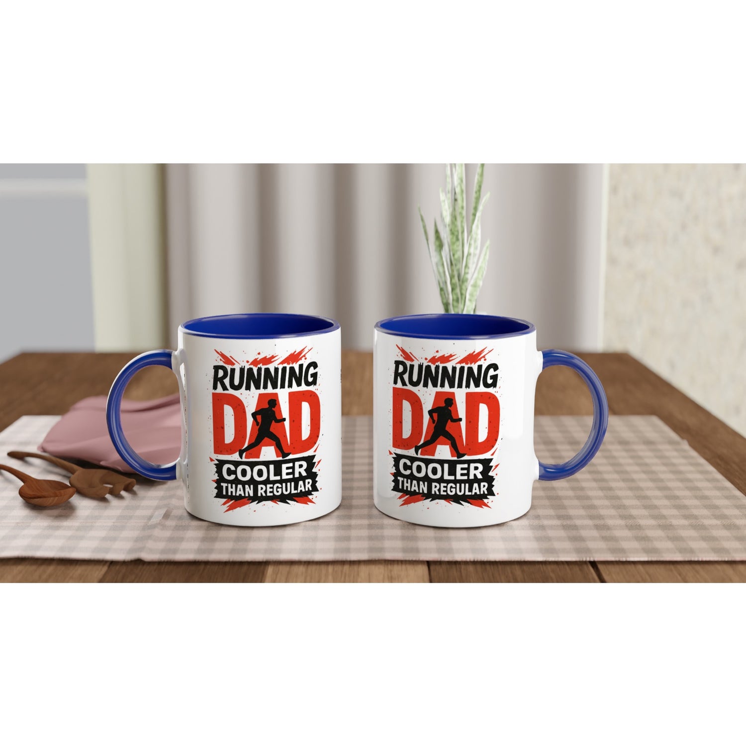 Running Dad Mug - Cooler than Regular Dad | 11oz Gift for Runners
