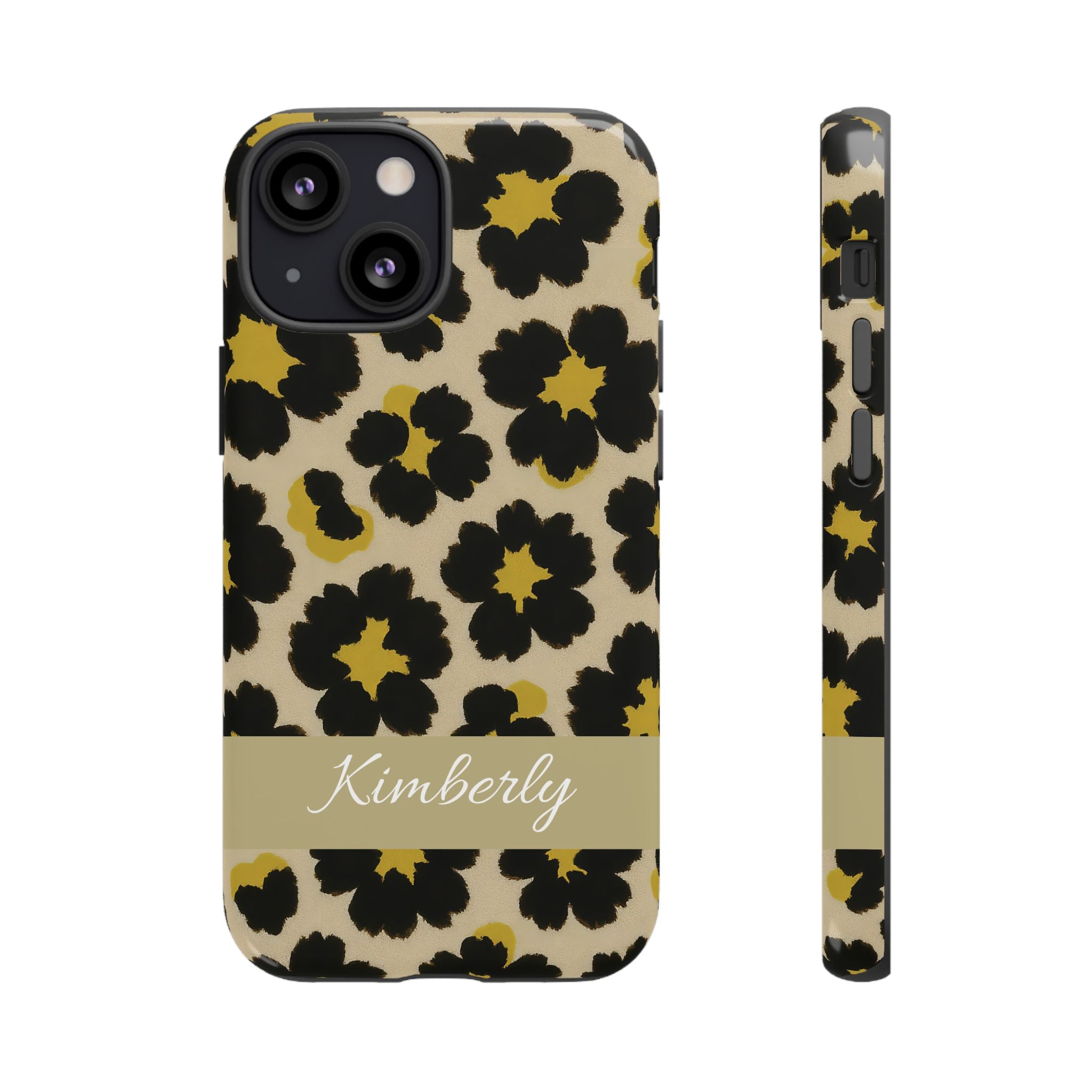 Neon Safari Bloom Phone Case - Tough Protective Cover for iPhone, Samsung & Google Pixel iPhone 13 Mini Glossy
