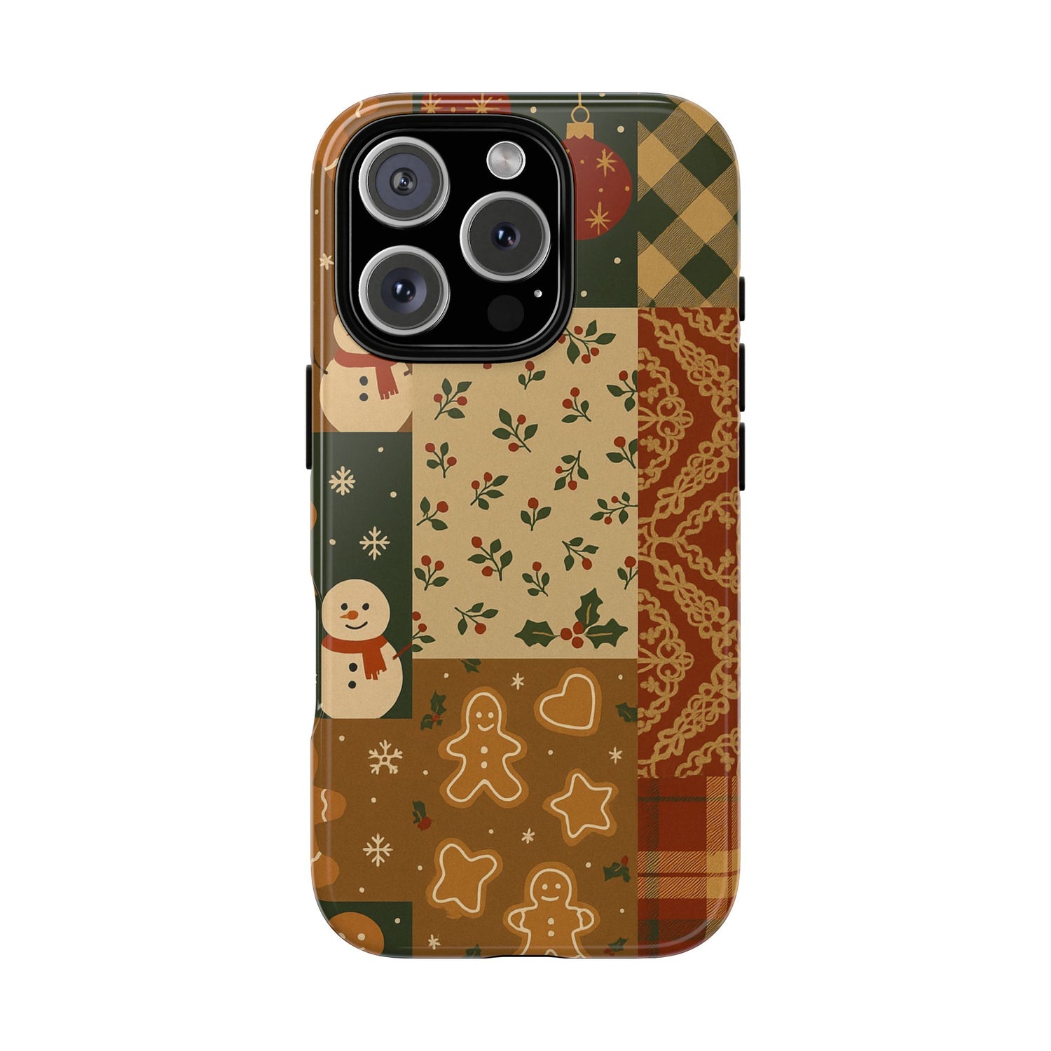 Cute Christmas Phone Case for this Festive Season - Tough Design iPhone 16 Pro Glossy