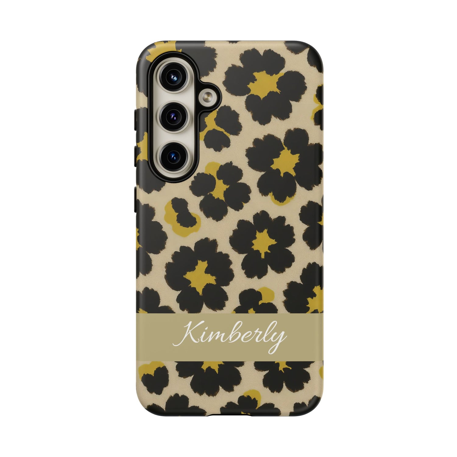 Neon Safari Bloom Phone Case - Tough Protective Cover for iPhone, Samsung & Google Pixel Samsung Galaxy S24 Matte