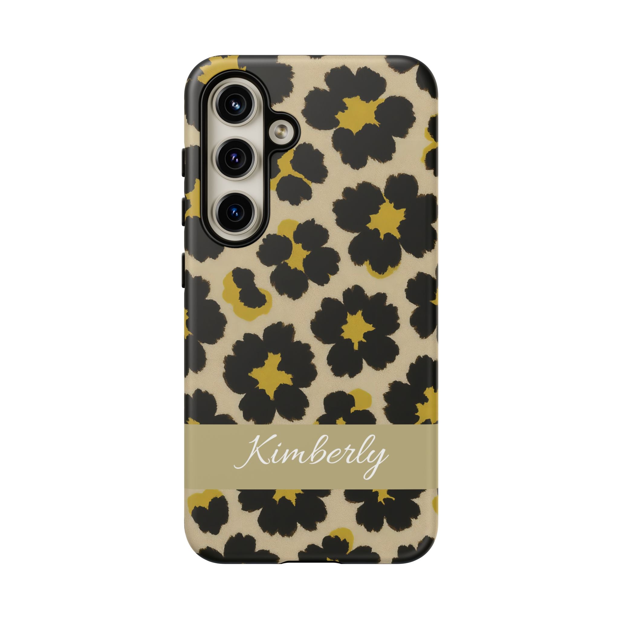 Neon Safari Bloom Phone Case - Tough Protective Cover for iPhone, Samsung & Google Pixel Samsung Galaxy S24 Matte