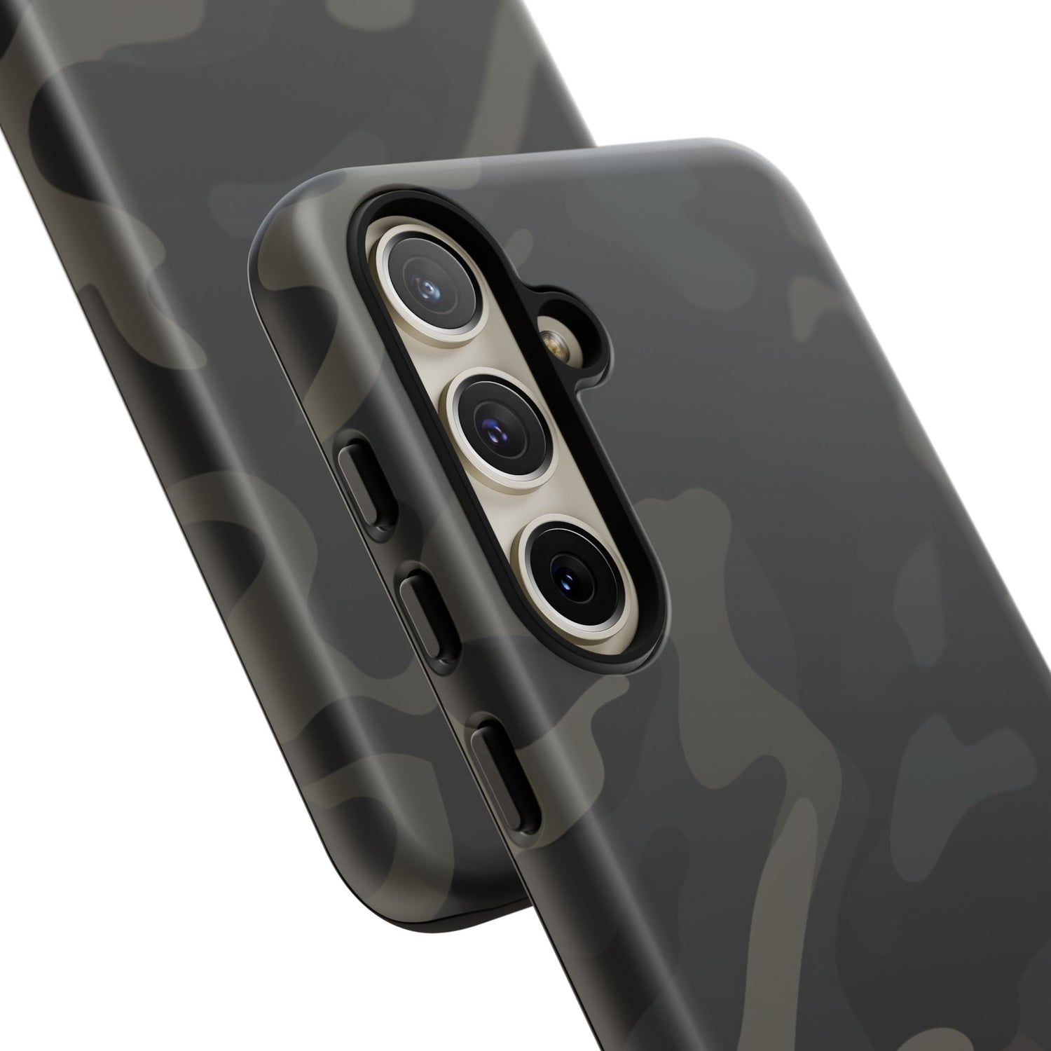 Black Camouflage Phone Case for iPhone, Samsung and Google Pixel