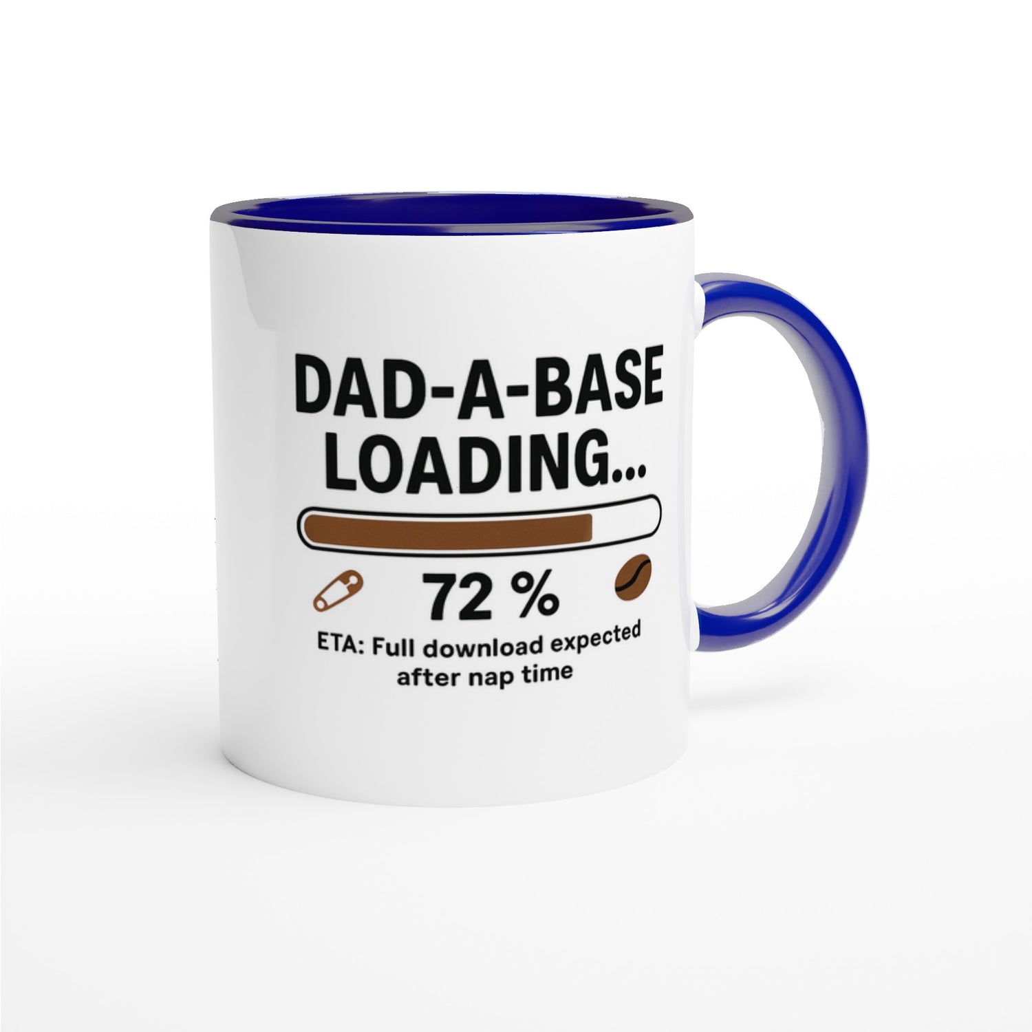 Funny Dad Mug | Dad-A-Base Loading... ETA Full Download After Nap Time | DBA Cup | Gift for IT Engineers & Project Managers