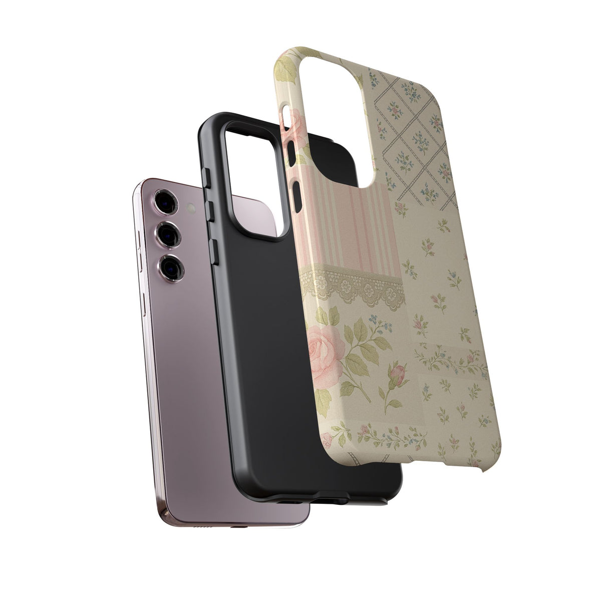 Floral Phone Case, Floral Tough Case, Protective Phone Case, Flower Case, Tough Phone Cover, Floral Tech Accessory