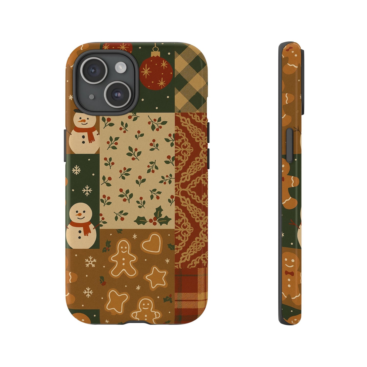 Cute Christmas Phone Case for this Festive Season - Tough Design iPhone 15 Glossy