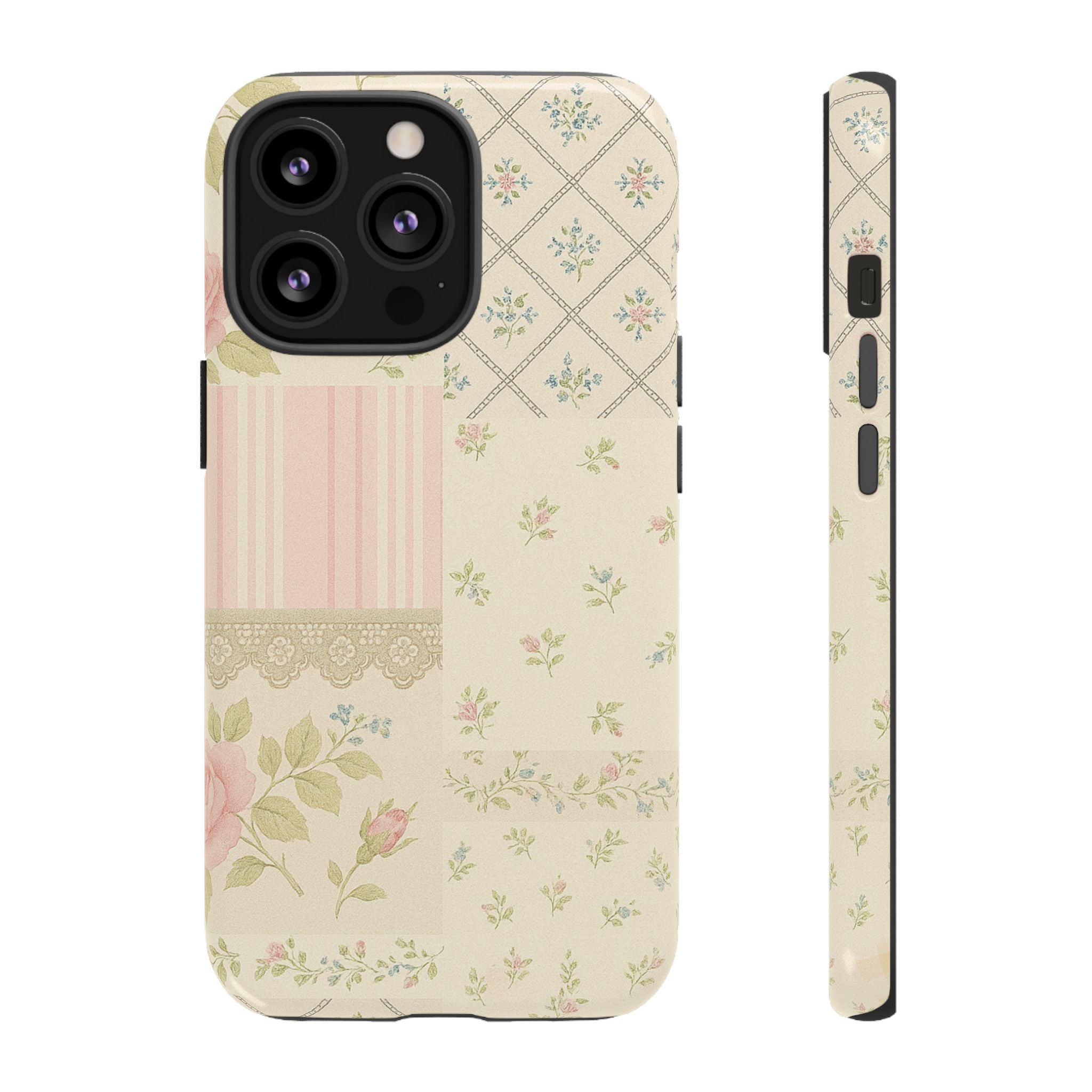 Floral Phone Case, Floral Tough Case, Protective Phone Case, Flower Case, Tough Phone Cover, Floral Tech Accessory iPhone 13 Pro Glossy