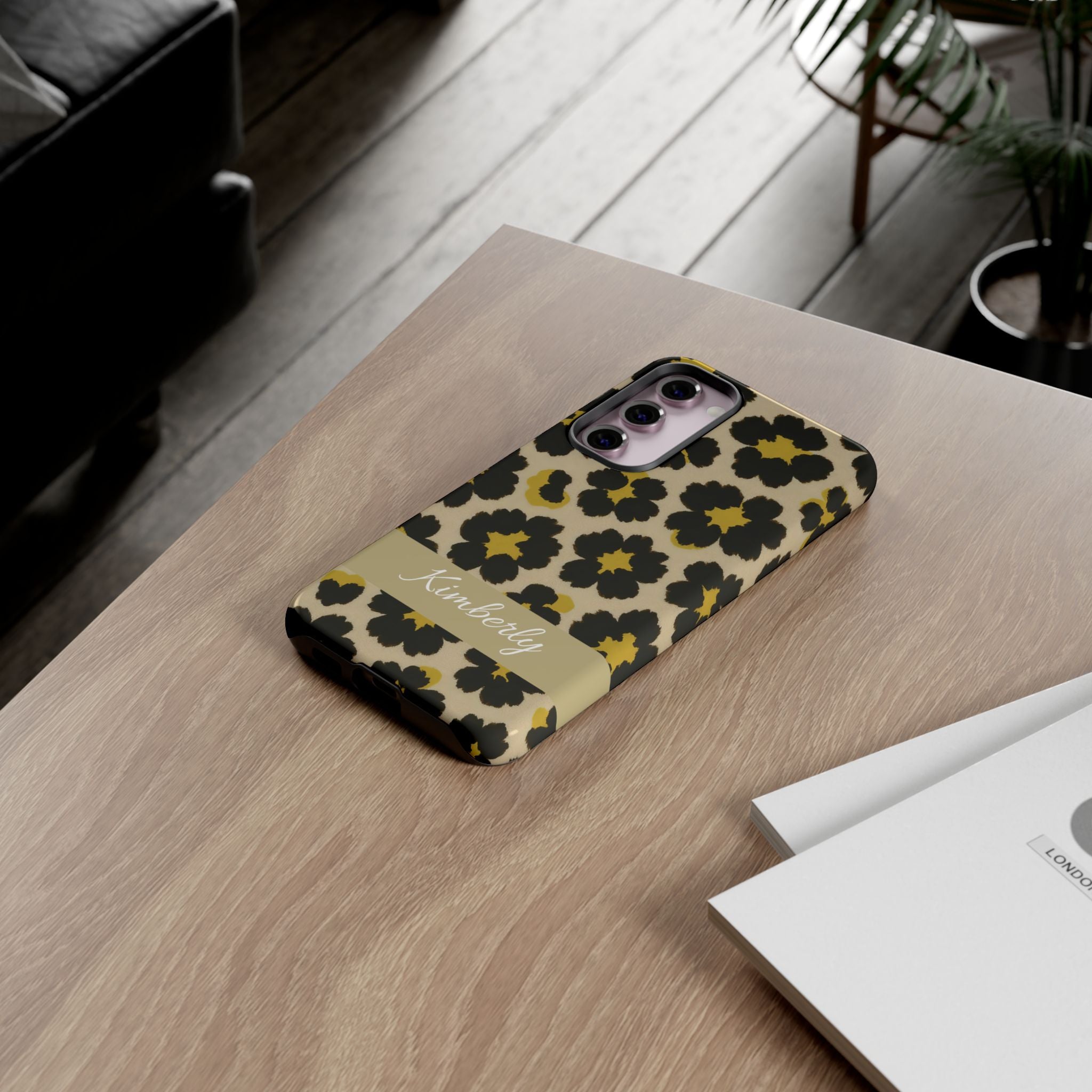 Neon Safari Bloom Phone Case - Tough Protective Cover for iPhone, Samsung & Google Pixel