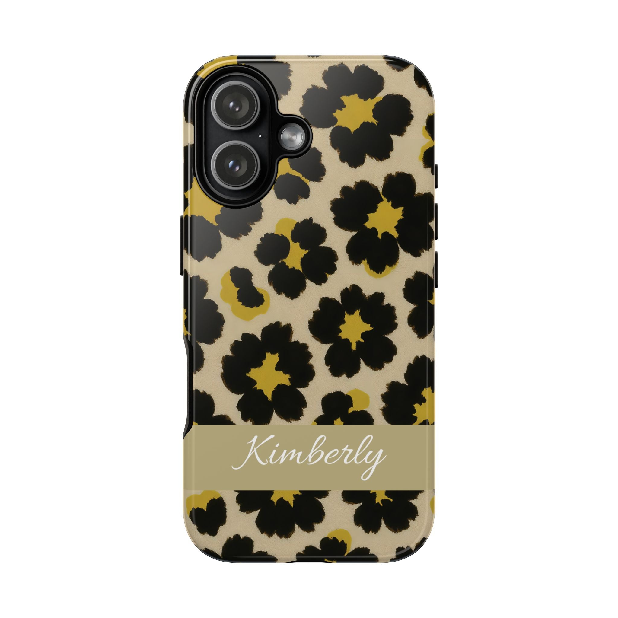 Neon Safari Bloom Phone Case - Tough Protective Cover for iPhone, Samsung & Google Pixel iPhone 17 Glossy