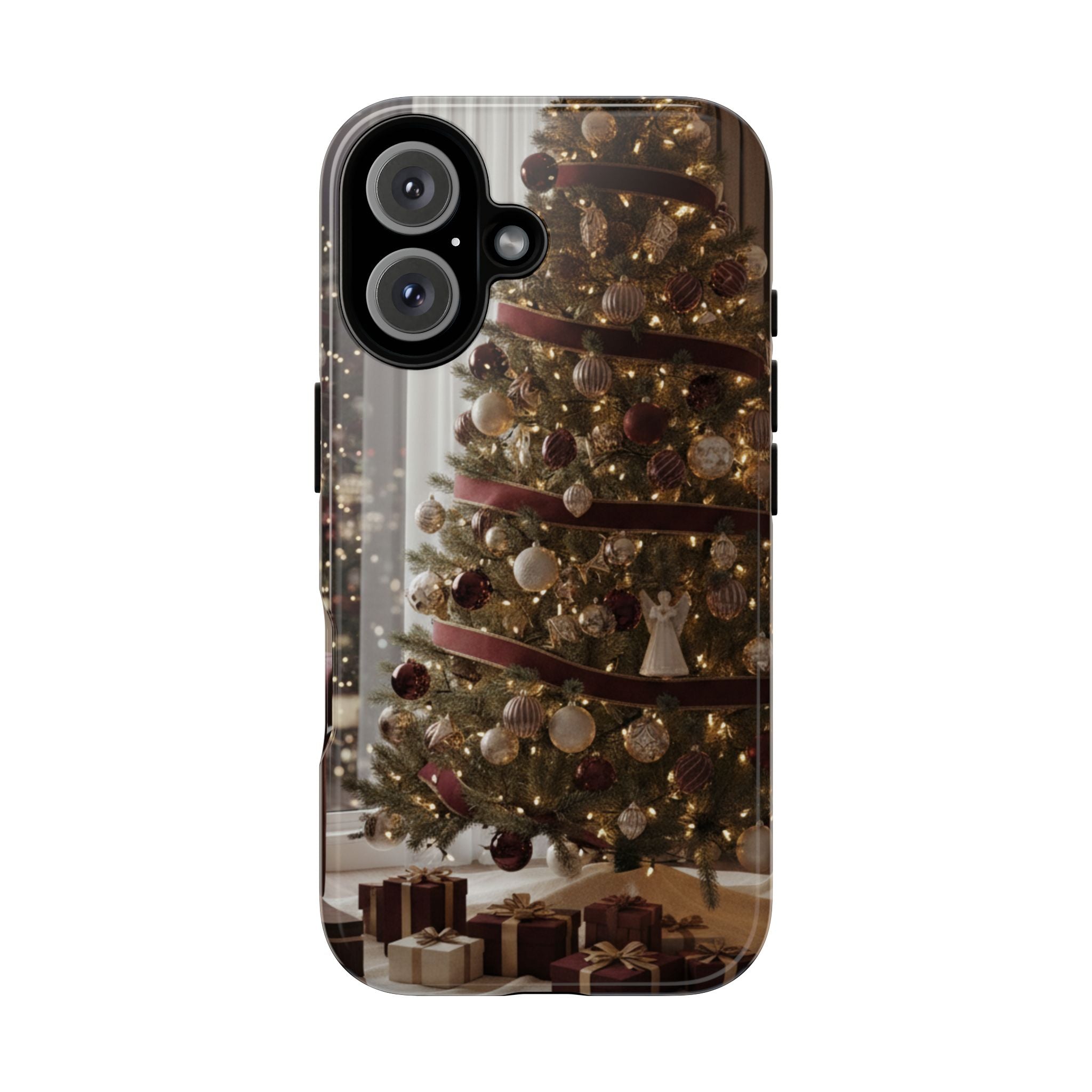 Enchanted Noel - Christmas Tree Glow Phone Case iPhone 16 Glossy