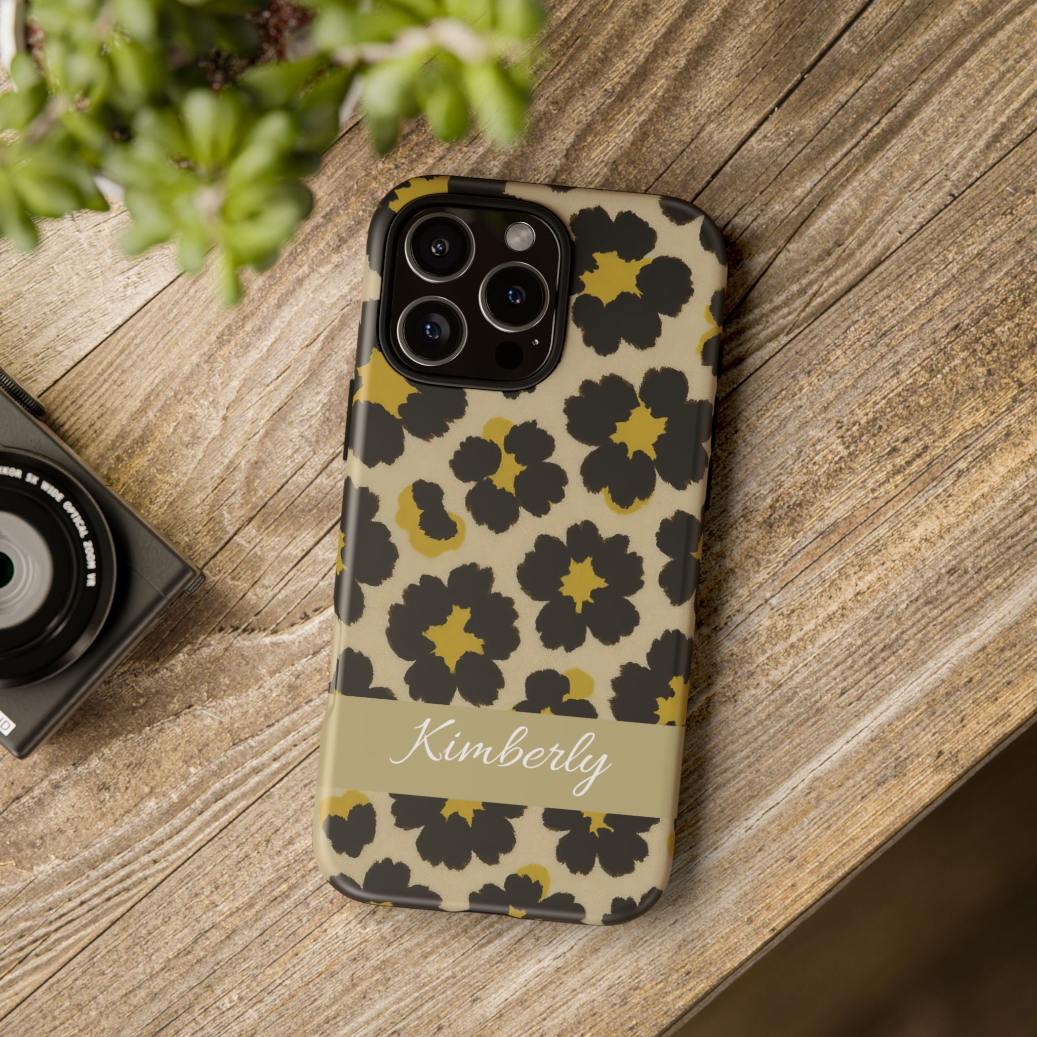 Neon Safari Bloom Phone Case - Tough Protective Cover for iPhone, Samsung & Google Pixel