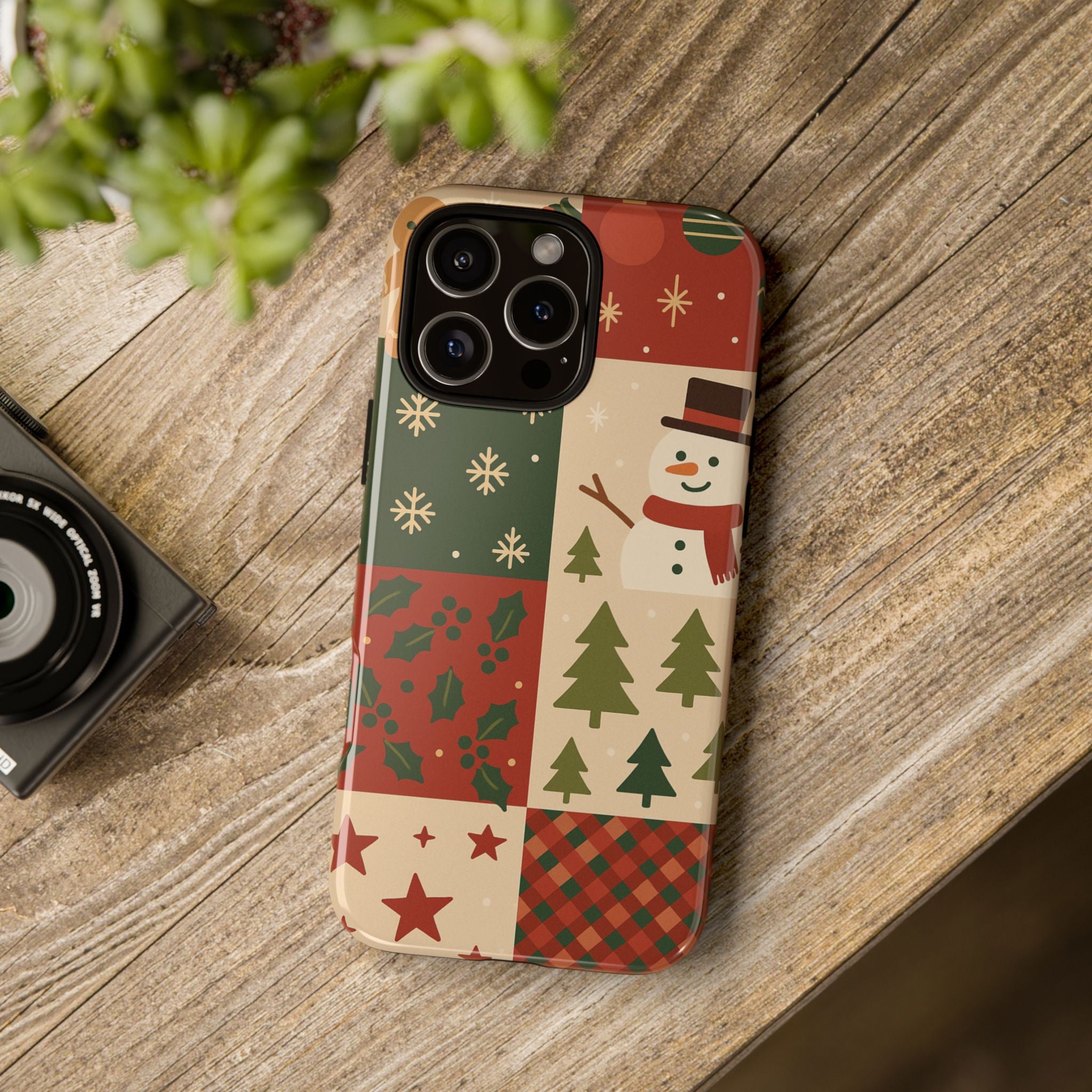 Festive Phone Case - Holiday Cheer, Christmas Gift, Winter Decor, Cute Cell Phone Cover, Seasonal Accessory, Unique Present