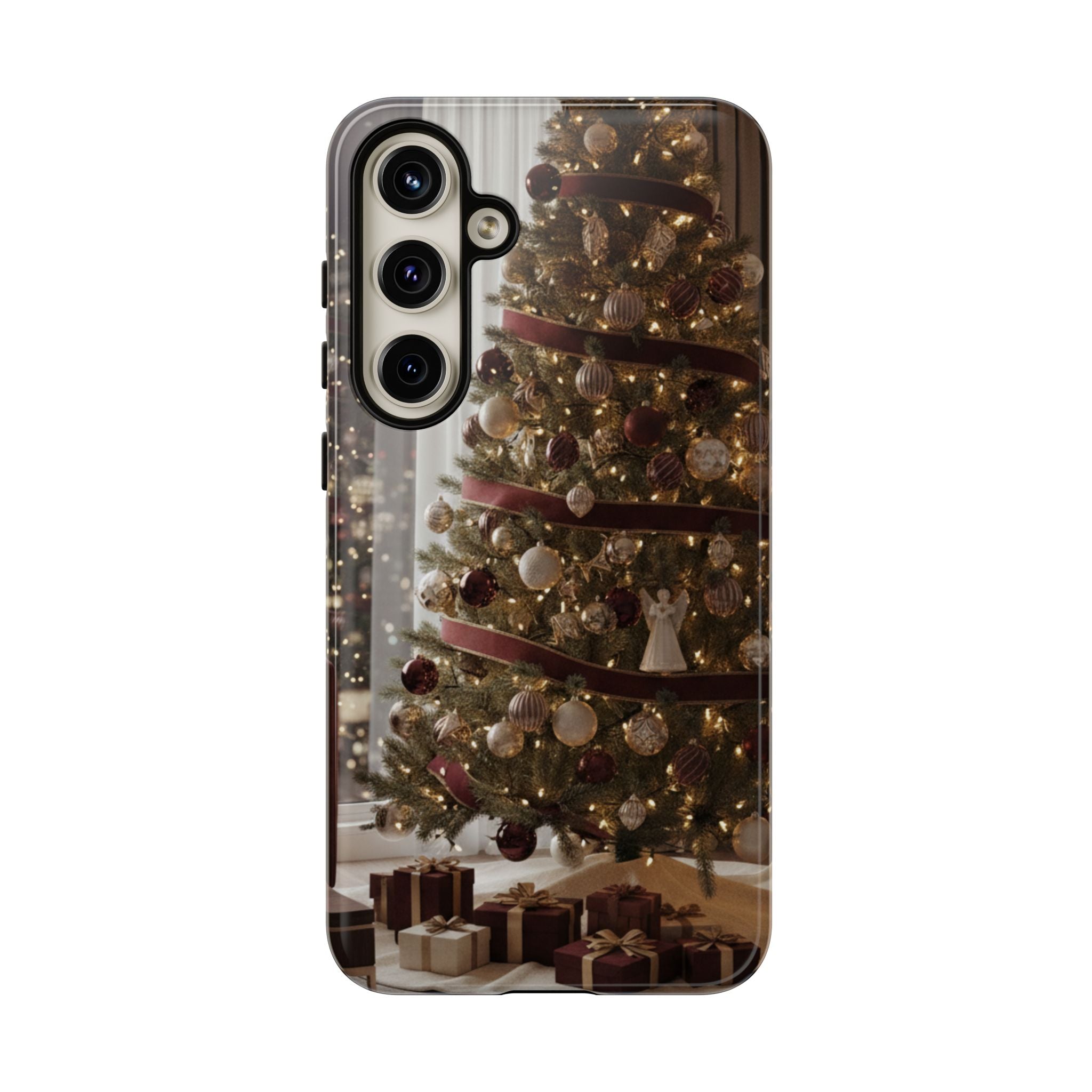 Enchanted Noel - Christmas Tree Glow Phone Case Samsung Galaxy S24 Plus Glossy