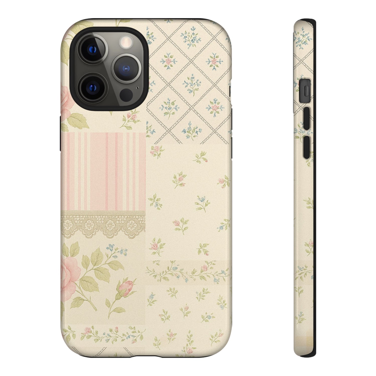 Floral Phone Case, Floral Tough Case, Protective Phone Case, Flower Case, Tough Phone Cover, Floral Tech Accessory iPhone 12 Pro Max Glossy