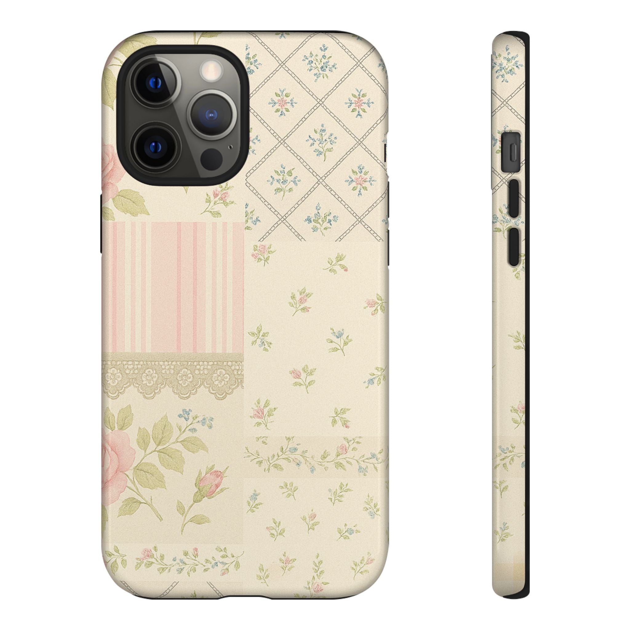 Floral Phone Case, Floral Tough Case, Protective Phone Case, Flower Case, Tough Phone Cover, Floral Tech Accessory iPhone 12 Pro Max Glossy
