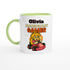 Personalized Mario Kart Gamer Mug - Princess Peach Mug - Funny Gift for Gamers - 11oz Ceramic Coffee Cup Ceramic Green