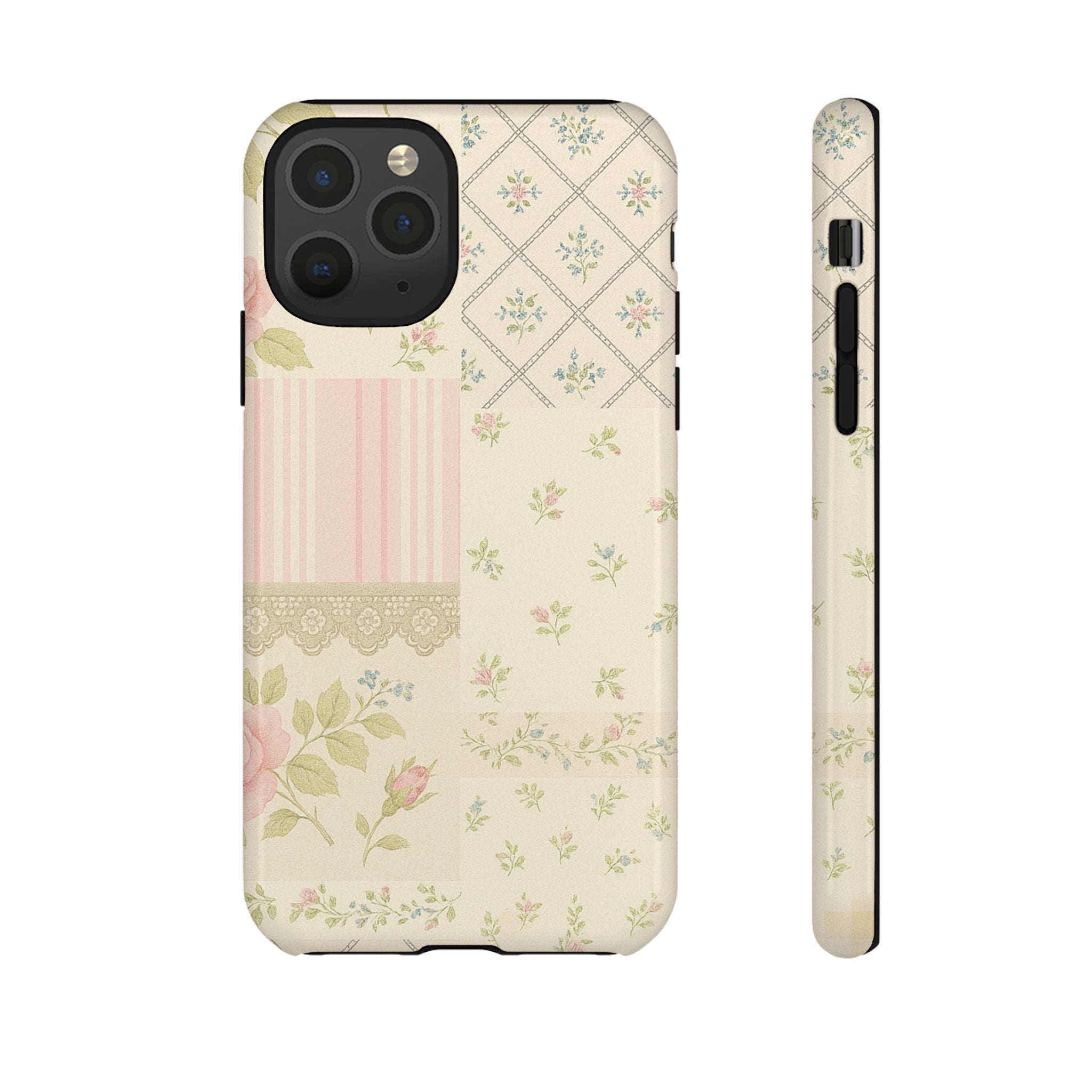 Floral Phone Case, Floral Tough Case, Protective Phone Case, Flower Case, Tough Phone Cover, Floral Tech Accessory iPhone 11 Pro Glossy