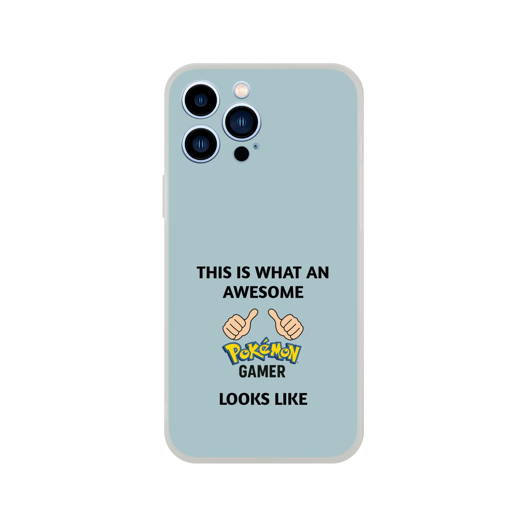 Awesome Pokémon Gamer iPhone Case - Cute & Funny Flexi Case iPhone 13 Pro Max