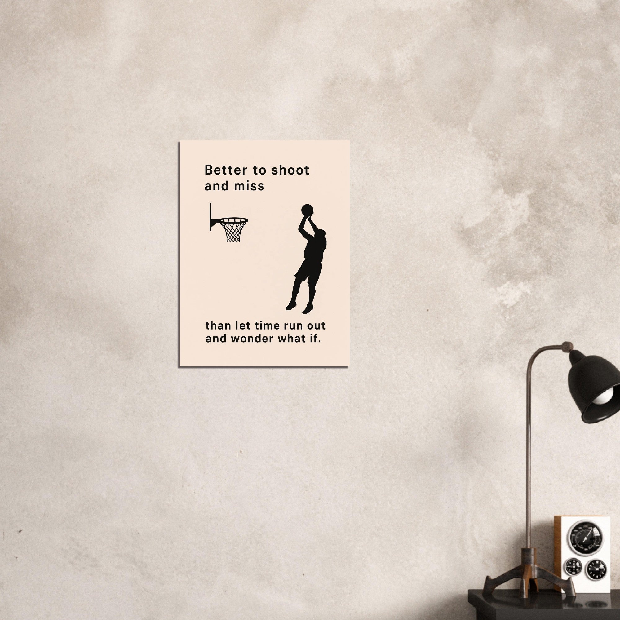 Motivational Basketball Poster - &