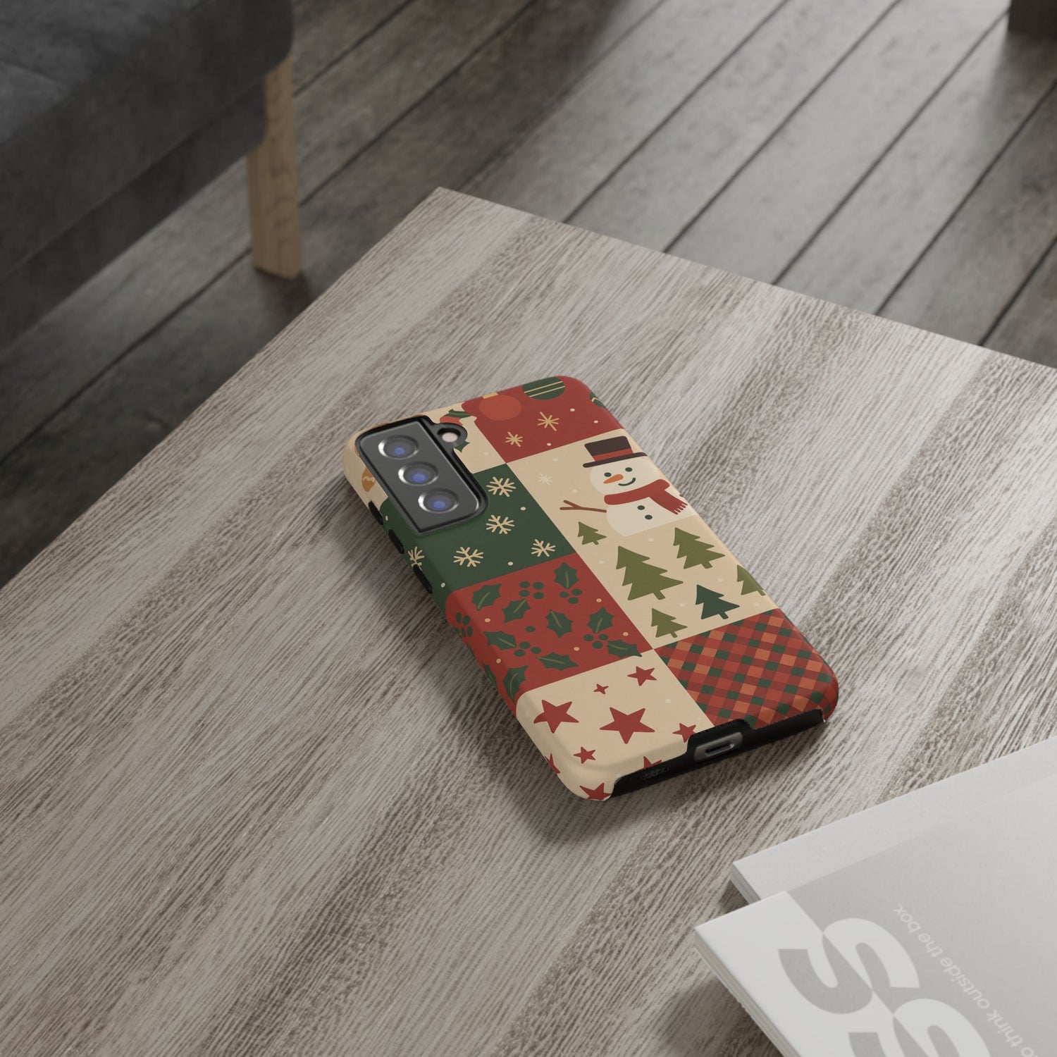 Festive Phone Case - Holiday Cheer, Christmas Gift, Winter Decor, Cute Cell Phone Cover, Seasonal Accessory, Unique Present