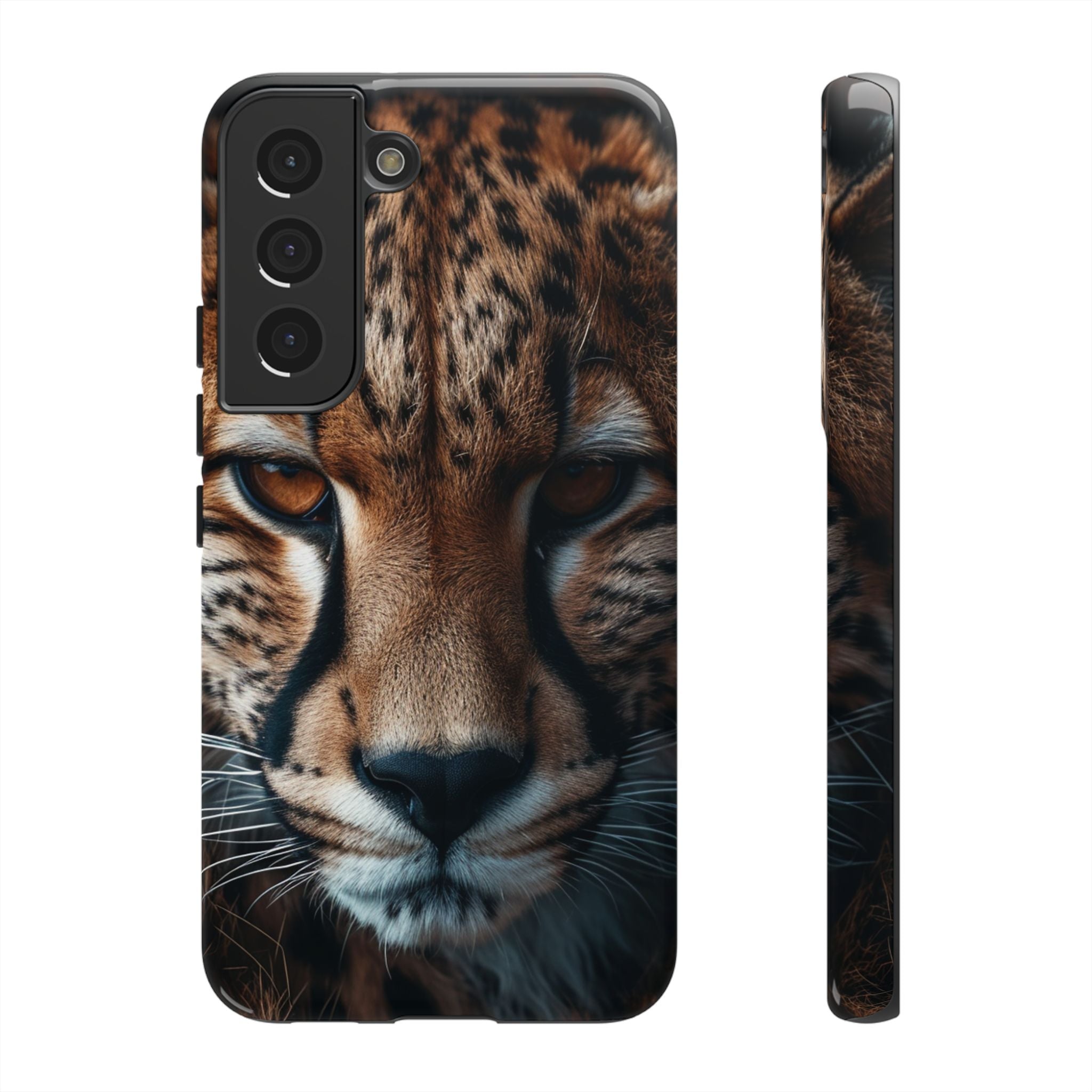 Spirit of the Wild - Cheetah Gaze Phone Case Samsung Galaxy S22 Glossy