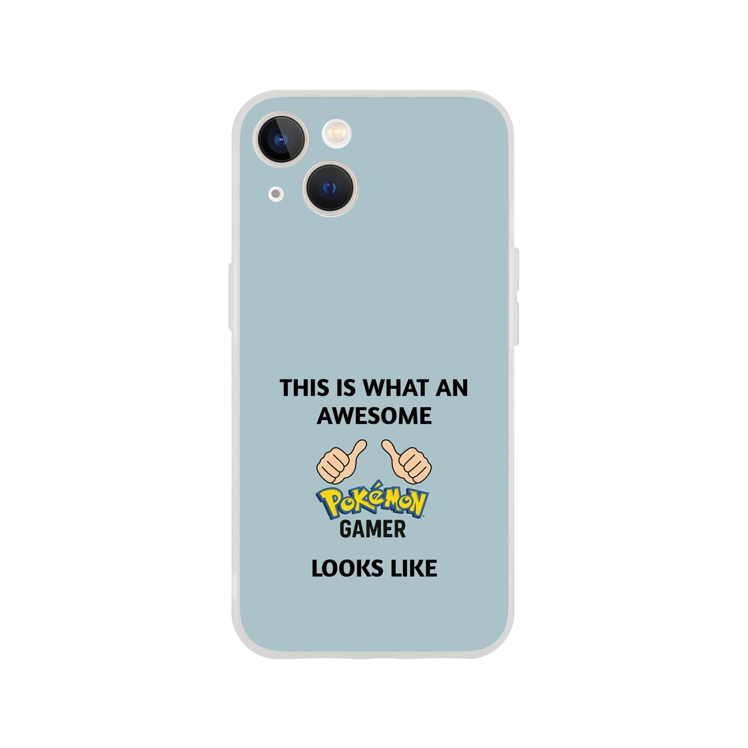 Awesome Pokémon Gamer iPhone Case - Cute & Funny Flexi Case iPhone 13
