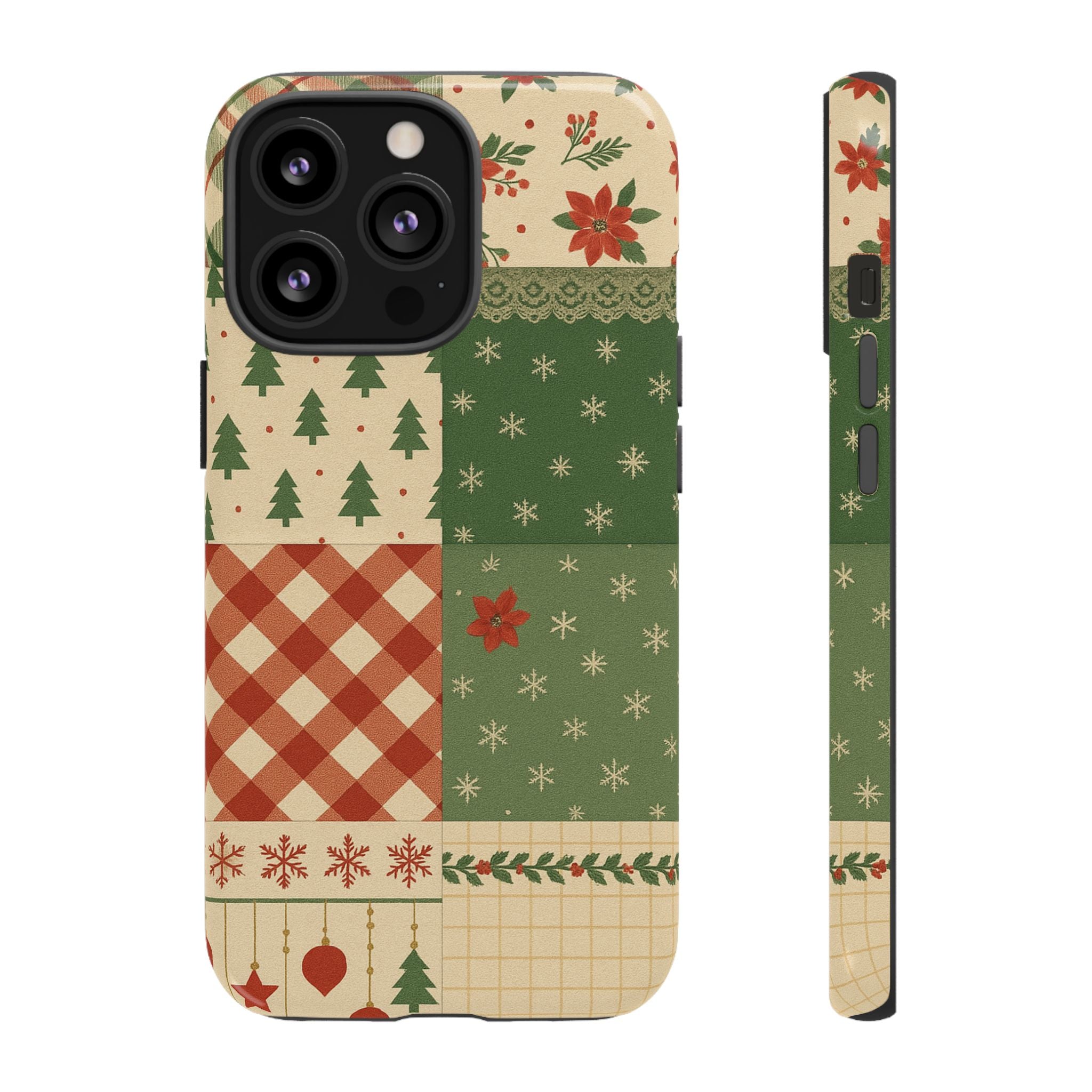 Festive Phone Cases, Luxury Black and Gold Design for Christmas Gift, Holiday Decor, Tough Case, Winter Celebration, Elegant iPhone Cover iPhone 13 Pro Glossy