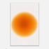 Solar Bloom - Radiant Orange Canvas - Abstract Watercolor Spiral Art Print - Slim Canvas - Wall Art 30x45 cm 12x18″