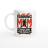 Running Mum Mug - Cooler than Regular - 11oz Ceramic Coffee Cup for Moms Ceramic White