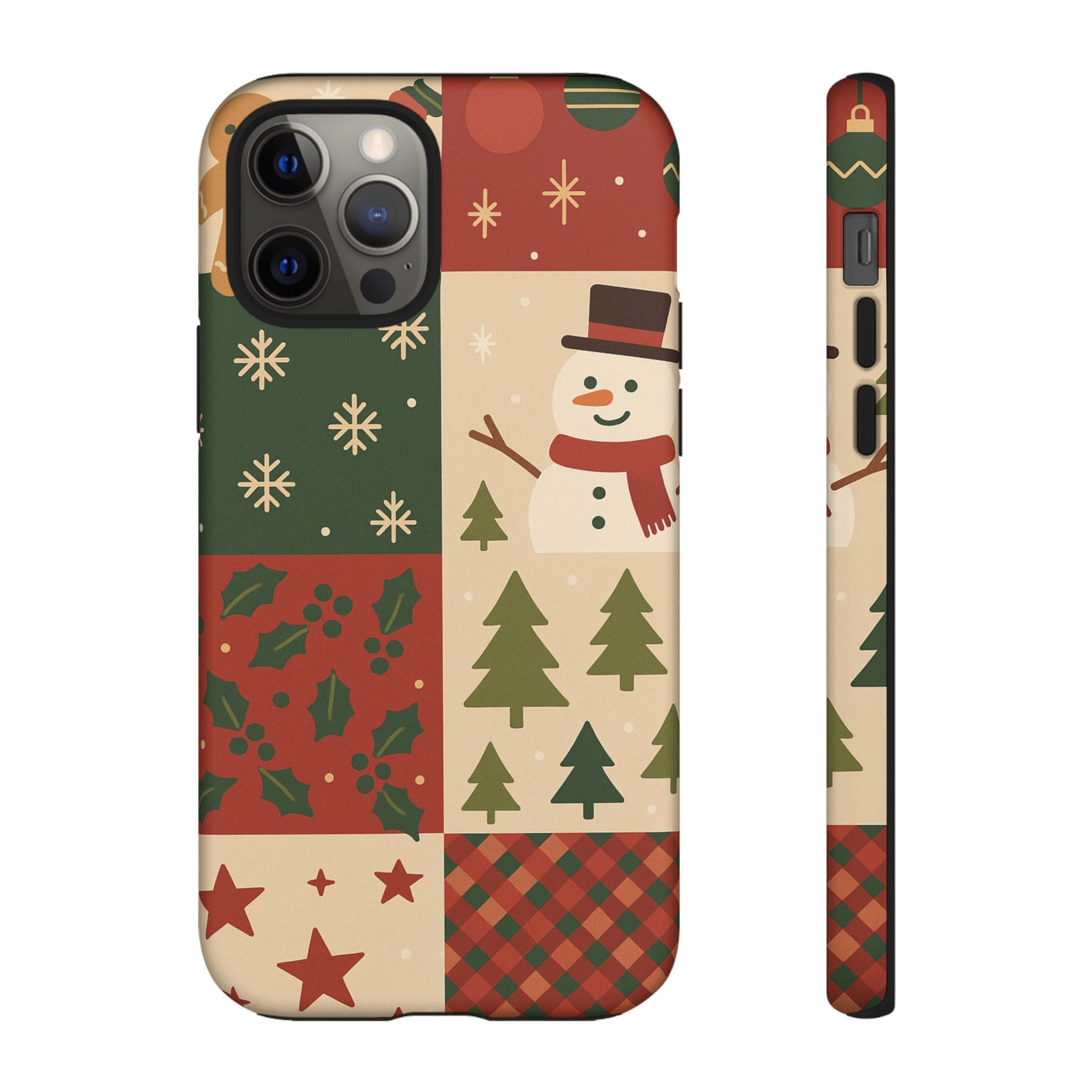 Festive Phone Case - Holiday Cheer, Christmas Gift, Winter Decor, Cute Cell Phone Cover, Seasonal Accessory, Unique Present iPhone 12 Pro Matte