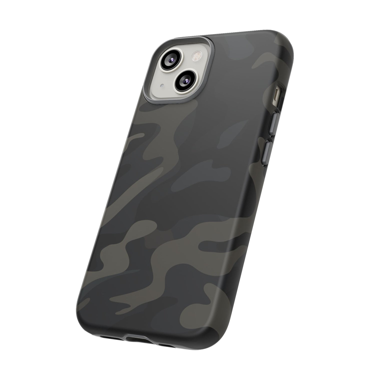 Black Camouflage Phone Case for iPhone, Samsung and Google Pixel